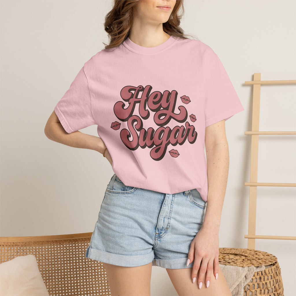 Pink Lips Design Shirt Valentine Duos Gift Women Whimsical Tee Lip Print T-Shirt Cupid Fan Lip Art Tshirt Partners Graphic Classic Lipstick