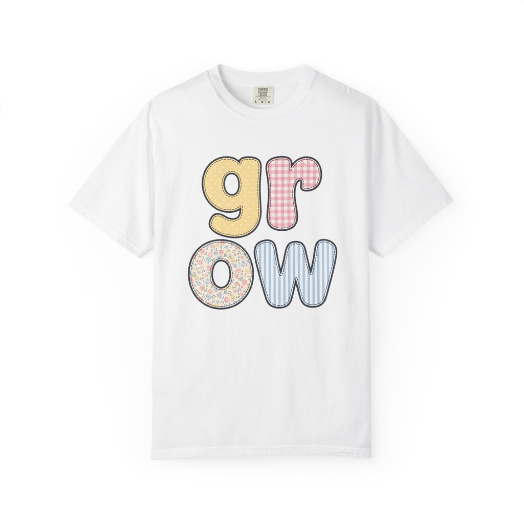 Stitched Letters Shirt Teachers Learning Gift Women Sweet Tee Lettering T-Shirt Educator Enthusiast Cute Tshirt Education Graphic Old School
