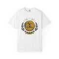 Curled Fox Shirt Boho Chic Outdoors Gift Women Tribal Tee Fox T-Shirt Bohemian Fan Primitive Tshirt Wilderness Graphic Line Art Moon Phases