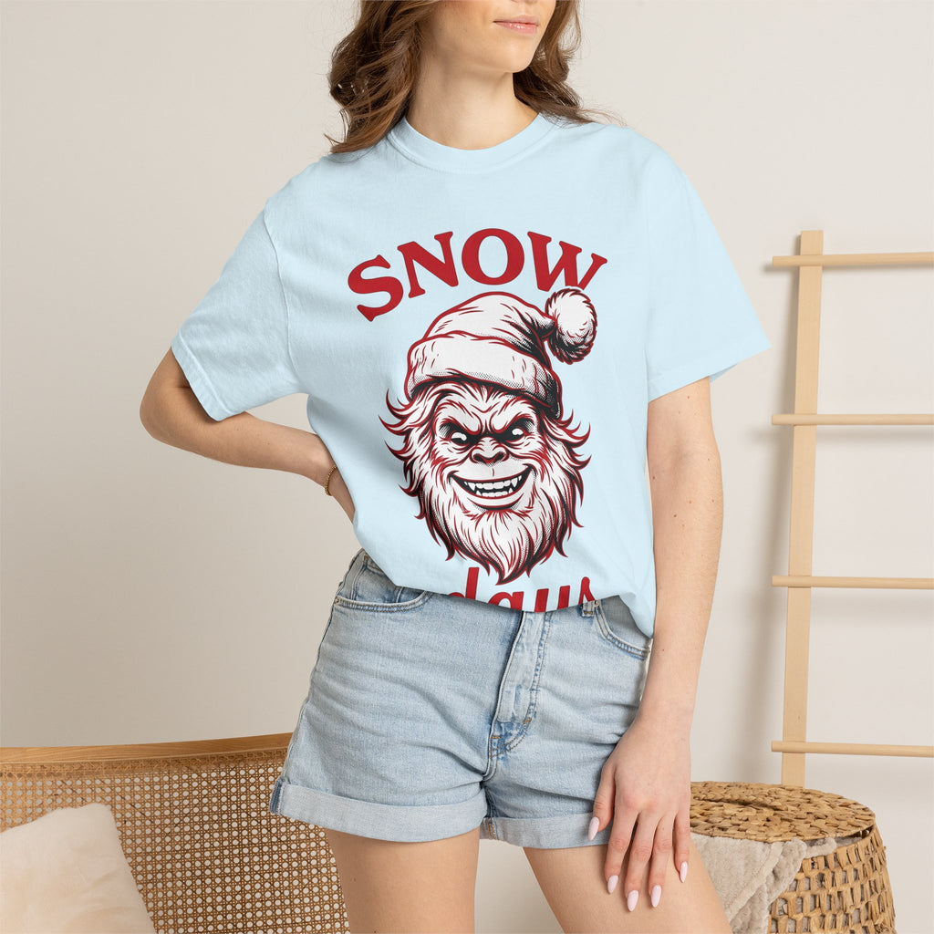 Mythical Santa Shirt Christmas Cold Gift Women Modern Art Tee Kris Kringle T-Shirt Christmas Fan Contemporary Art Tshirt Frosty Graphic Hand