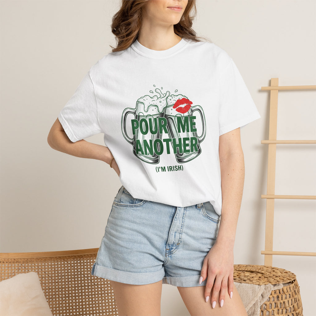 Beer Cups Shirt St Patrick's Day Liquids Gift Women Throwback Tee Pint Glass T-Shirt Shamrock Fan Vintage Tshirt Beverage Graphic Doodle
