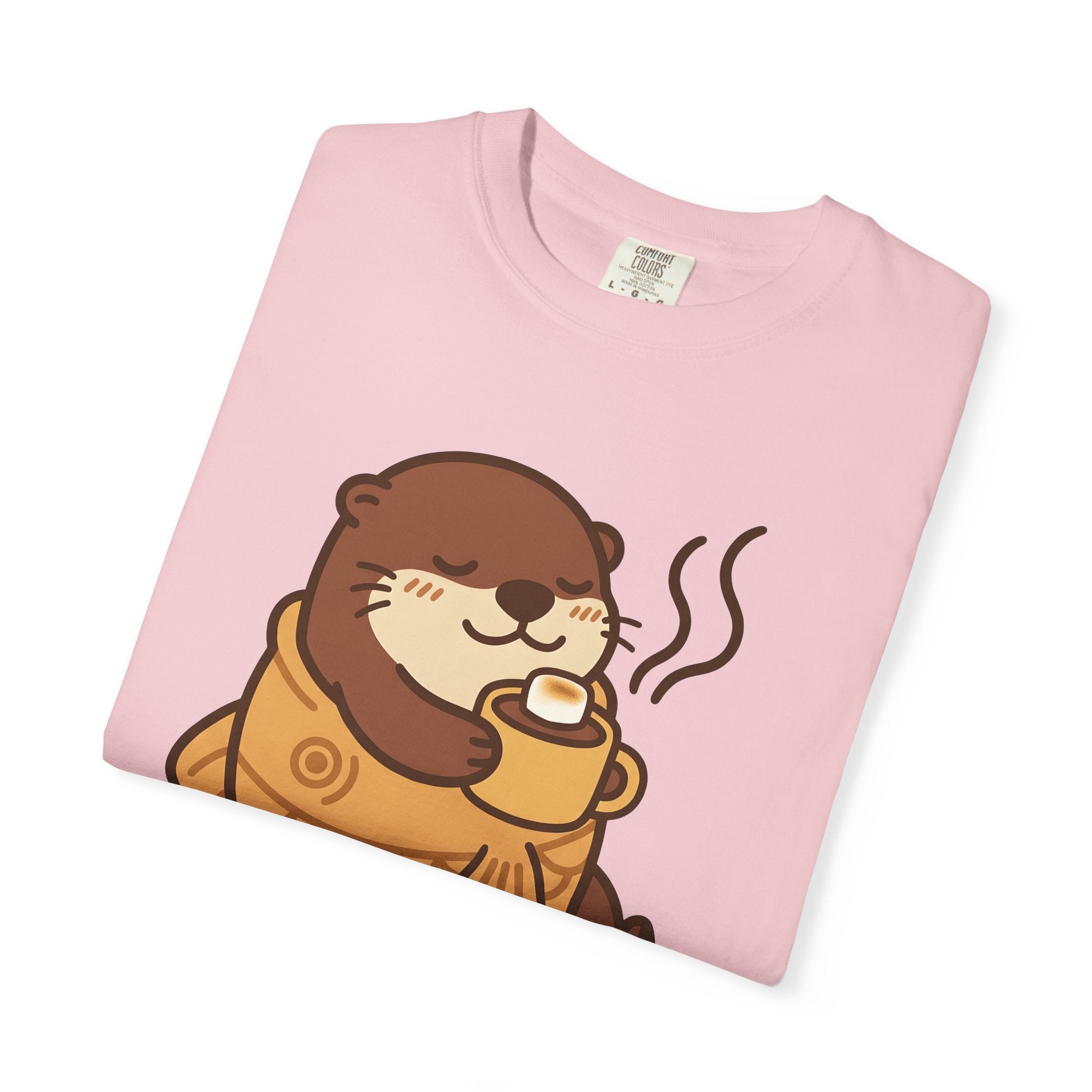 Otter Cupcake Shirt Coffee Wildlife Gift Women Cute Tee Cupcake T-Shirt Coffee Fan Animal Graphic Tshirt Comic Mug Tshirt