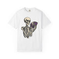 Skeleton Playing Cards Shirt Halloween Gothic Gift Women Vintage Tee Card Shark T-Shirt Horror Fan Retro Tshirt Dark Graphic Hand Drawn