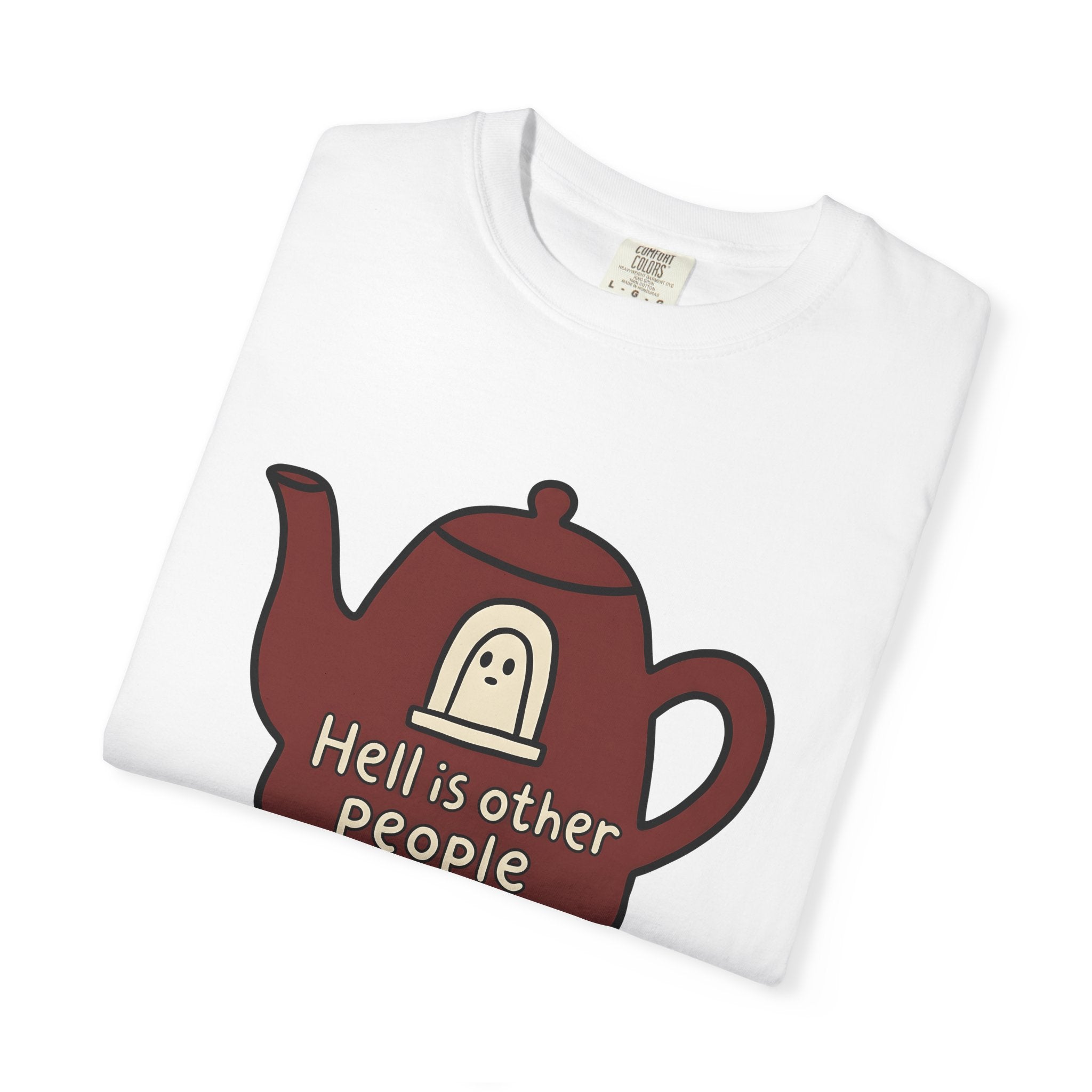 Tea Kettle Icon Shirt Boho Chic Gag Gift Women Line Art Tee Kettle T-Shirt Bohemian Fan Minimalist Tshirt Joke Graphic Basic Apparition