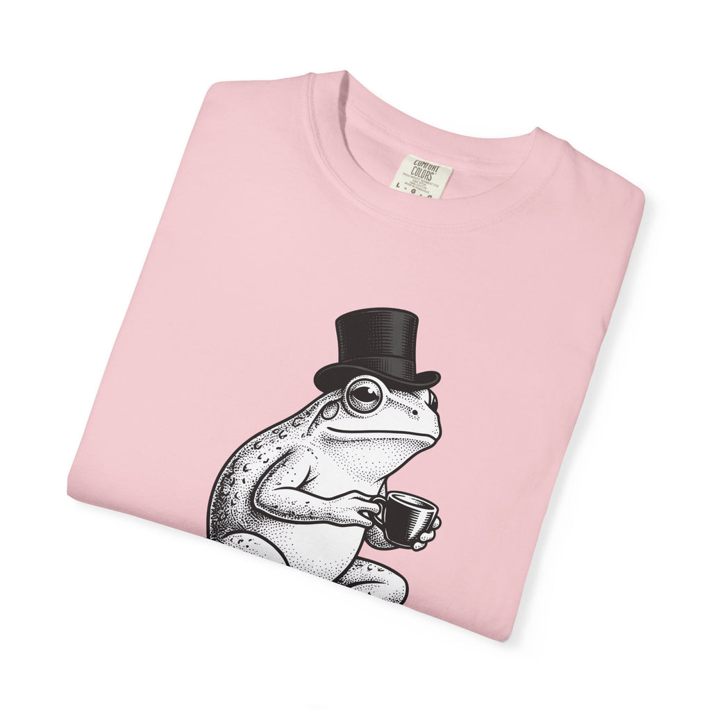 Frog Latte Cup Shirt Coffee Creature Gift Women Antique Tee Mug T-Shirt Coffee Fan Vintage Tshirt Animal Graphic Cartoon Fedora Tshirt