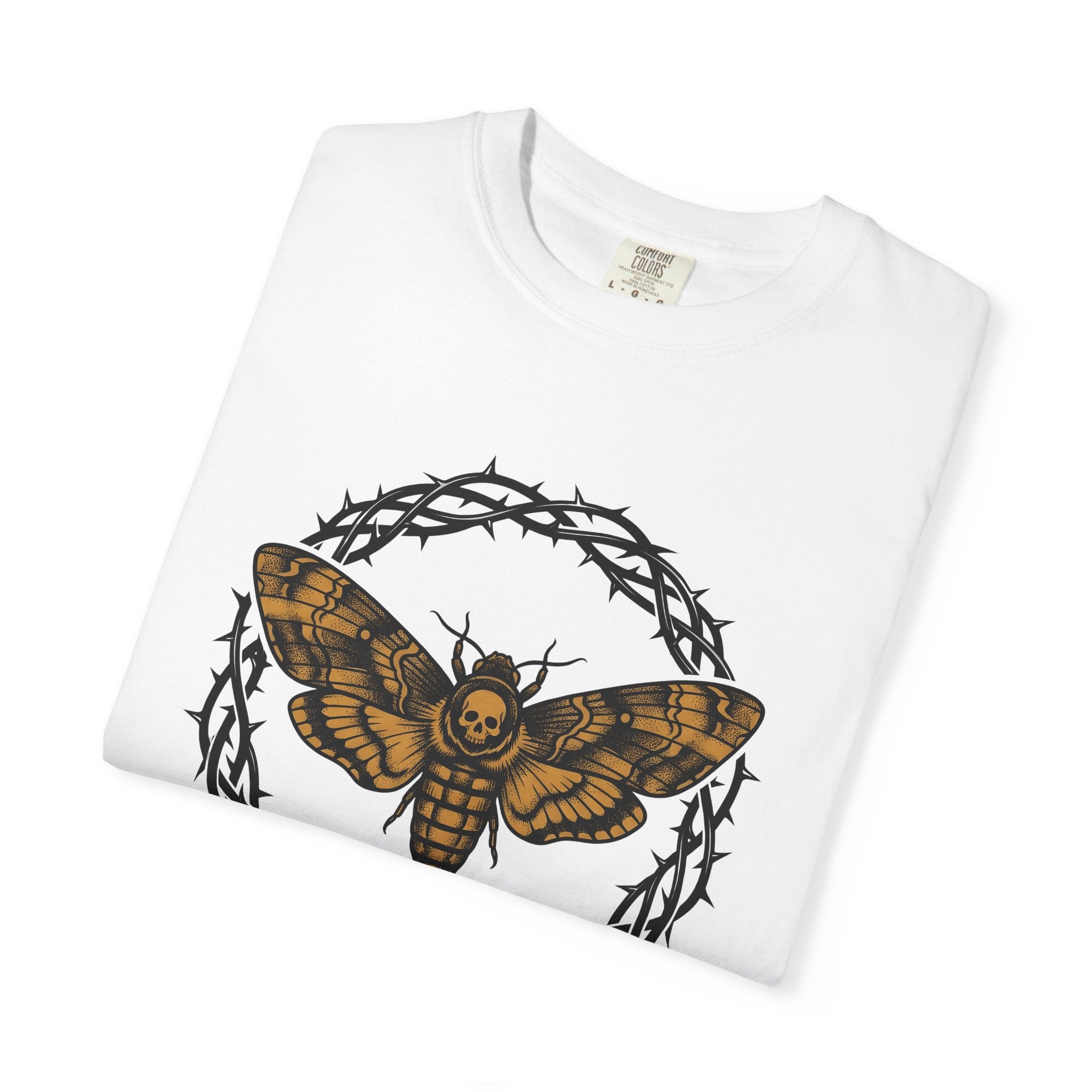 Corpse Moth Shirt Cottagecore Dark Gift Women Creepy Tee Death's Head Moth T-Shirt Cottagecore Enthusiast Spooky Tshirt Gothic Graphic Hand