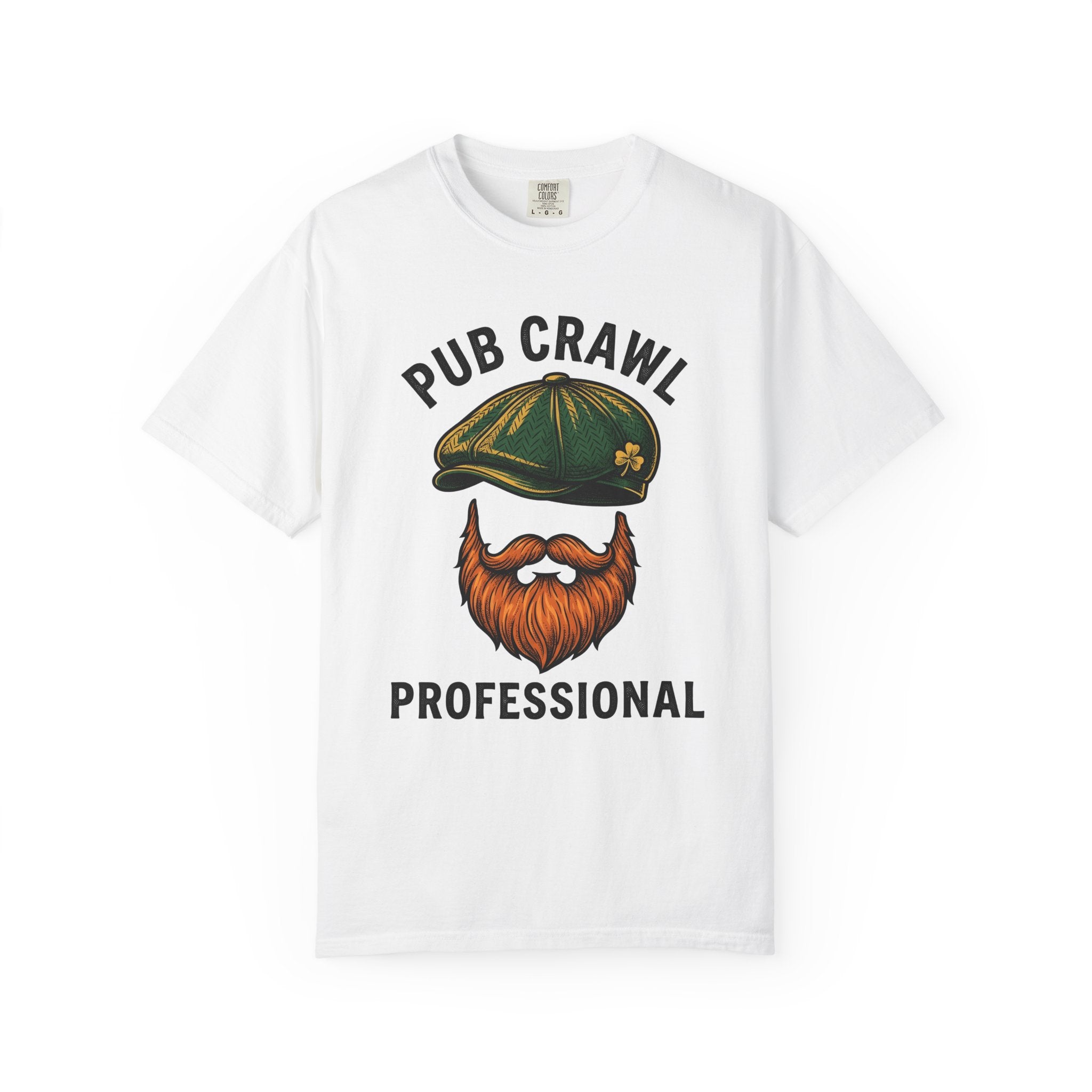 Leprechaun Hat Beard Shirt St Patrick's Day Drinking Gift Women Vintage Tee Top Hat T-Shirt Saint Patrick Fan Distressed Tshirt Boozy