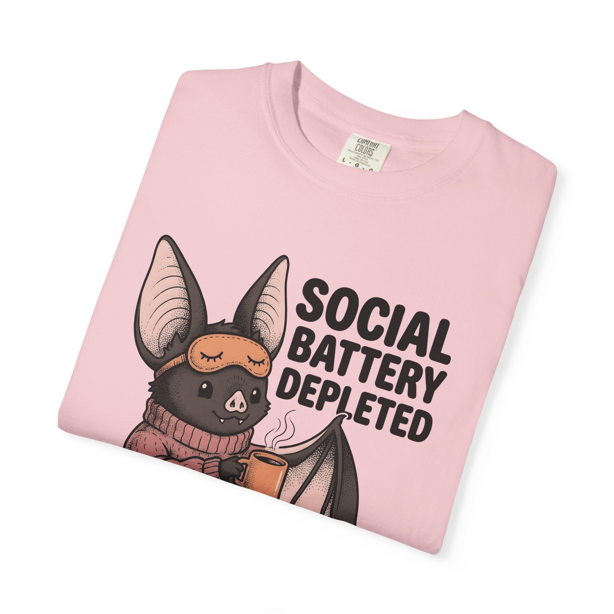Vampire Coffee Shirt Halloween Character Gift Women Playful Tee Coffee T-Shirt Horror Fan Cartoons Graphic Doodle Pullover Tshirt
