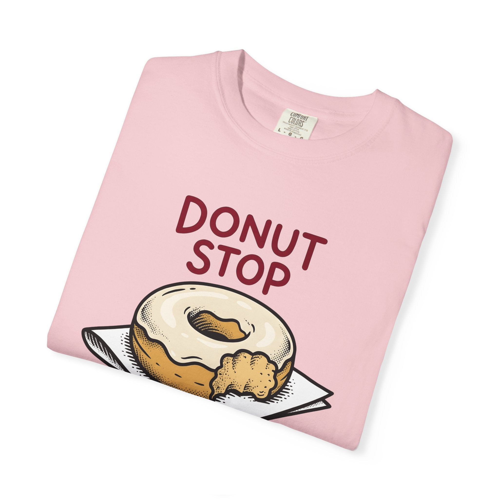 Donut Illustration Shirt Desserts Cooking Gift Women Comic Tee Doughnut T-Shirt Pastry Fan Cartoon Tshirt Baking Graphic Vintage Tissue