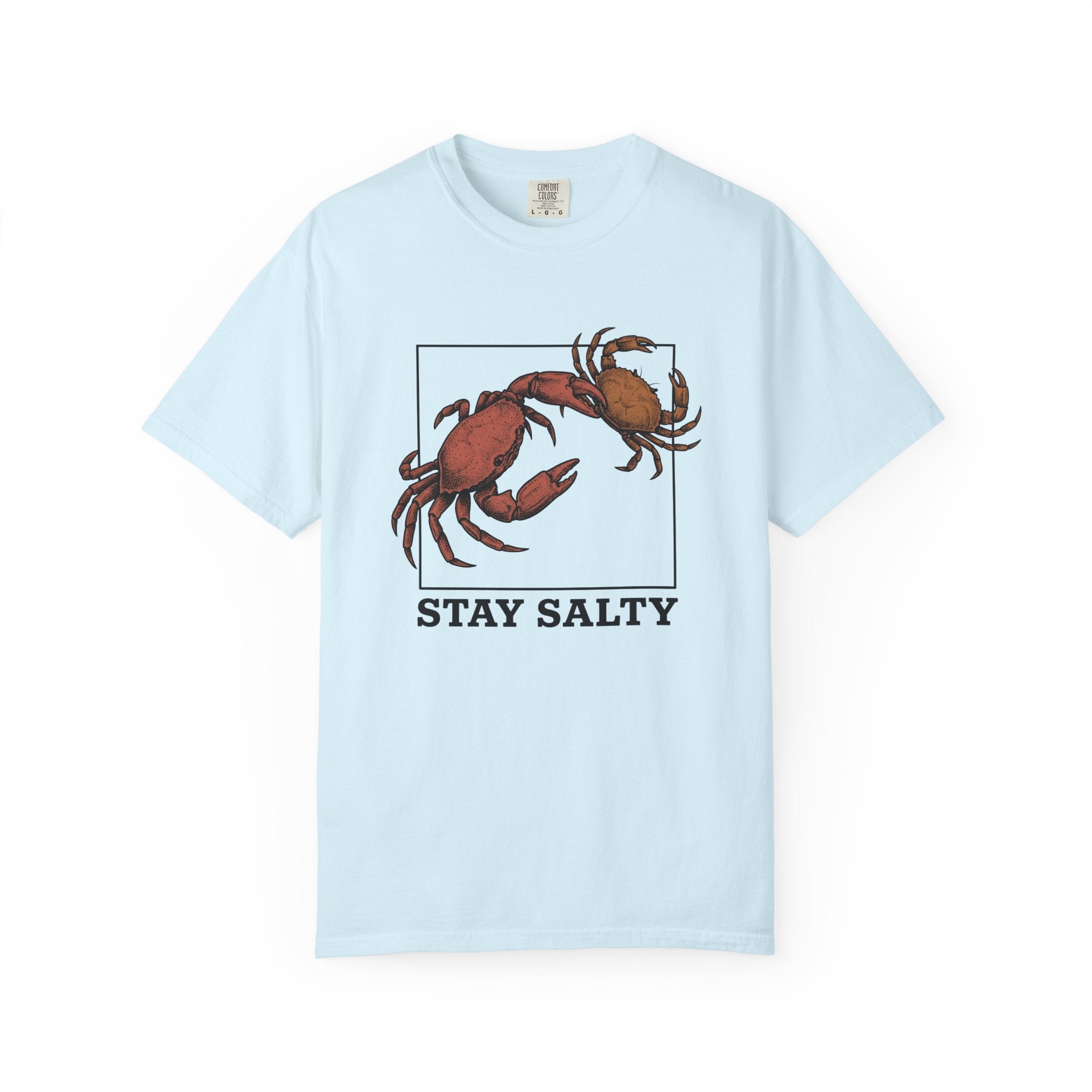 Crab Graphic Shirt Funny Seafood Gift Women Vintage Tee Crustacean T-Shirt Humor Fan Distressed Tshirt Shellfish Graphic Retro Frame Tshirt