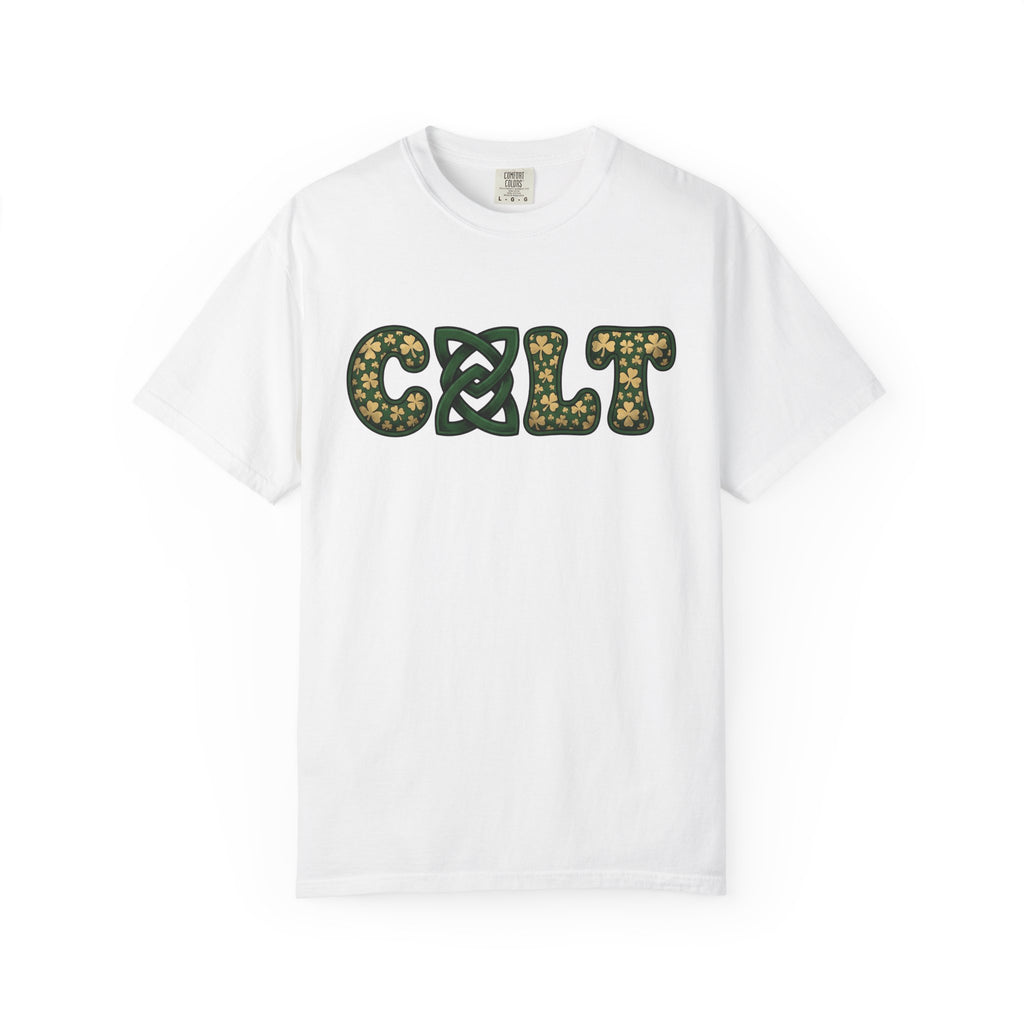 Shamrock Pattern Shirt St Patrick's Day Irish Gift Women Celtic Tee Shamrock T-Shirt St Patricks Fan Celtic Art Tshirt Irish Graphic Retro