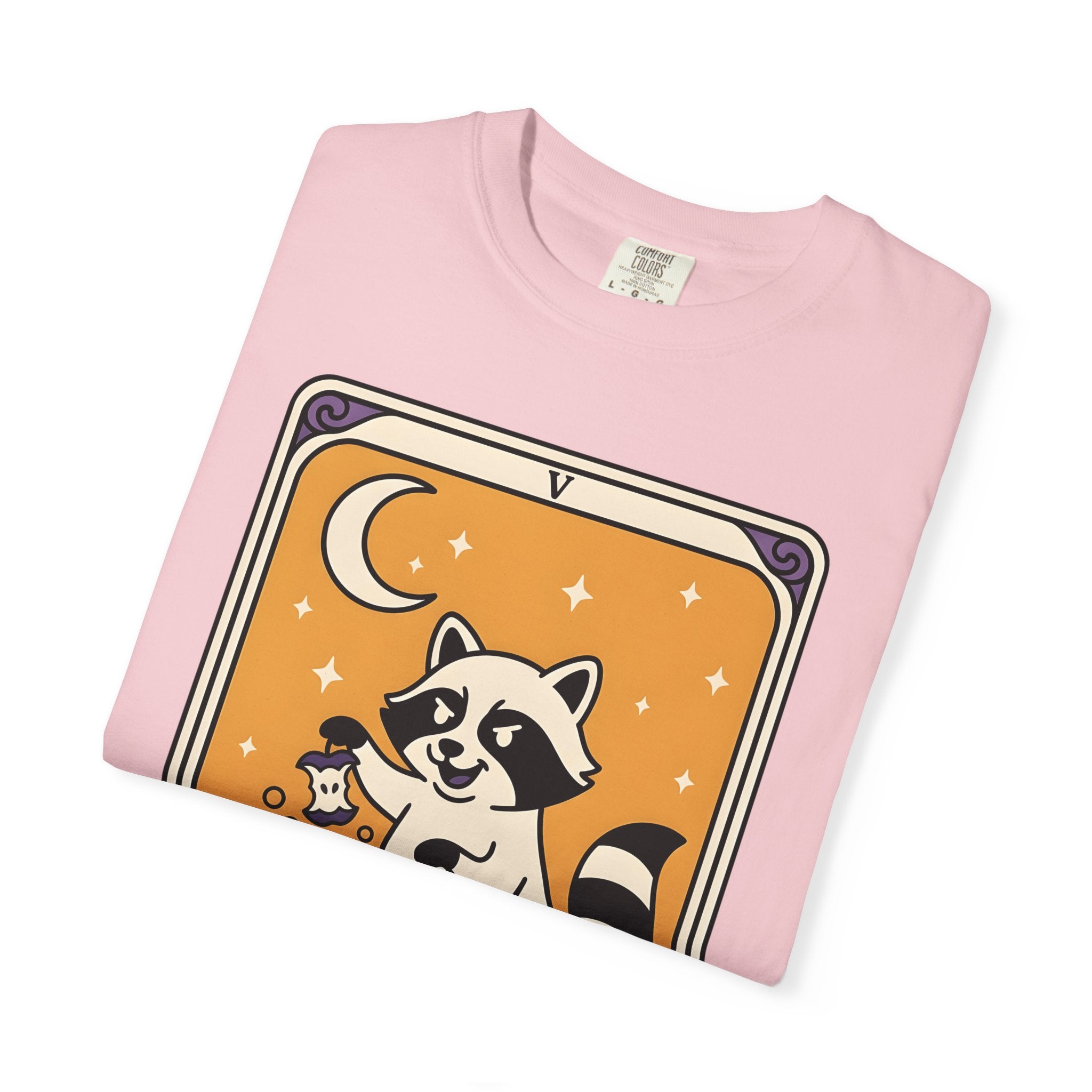 Raccoon Cauldron Shirt Boho Chic Critters Gift Women Sketch Tee Witch Cauldron T-Shirt Bohemian Fan Witchy Tshirt Creature Graphic Old