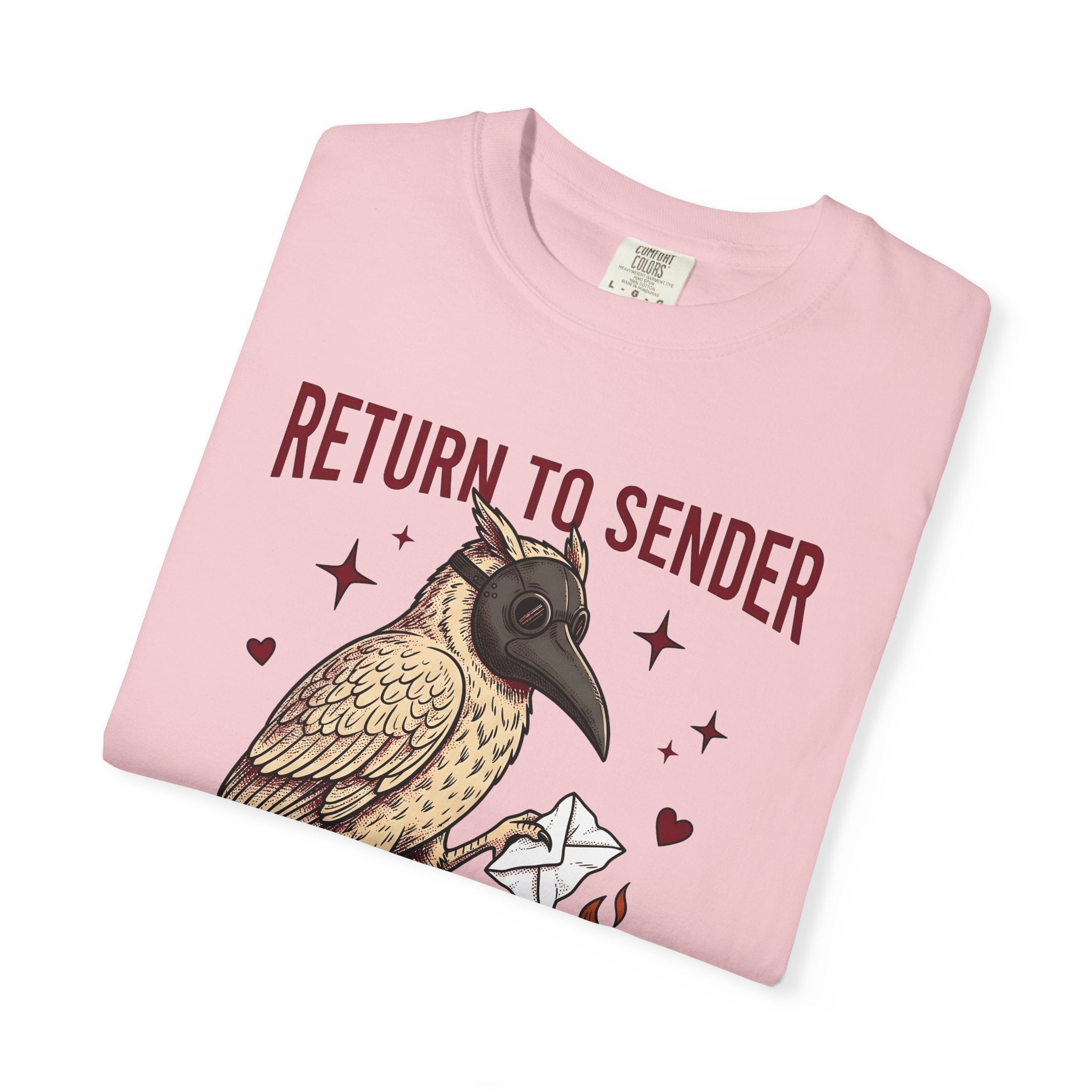 Plague Doctor Bird Shirt St. Valentine's Day Gothic Gift Women Tattoo Tee Beakbird T-Shirt Valentine Fan Traditional Tshirt Dark Graphic