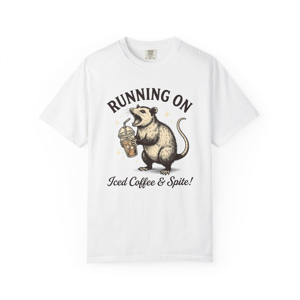 Possum Cafe Shirt Coffee Creatures Gift Women Antique Tee Opossum T-Shirt Coffee Fan Vintage Tshirt Animal Graphic Doodle Twinkle Tshirt