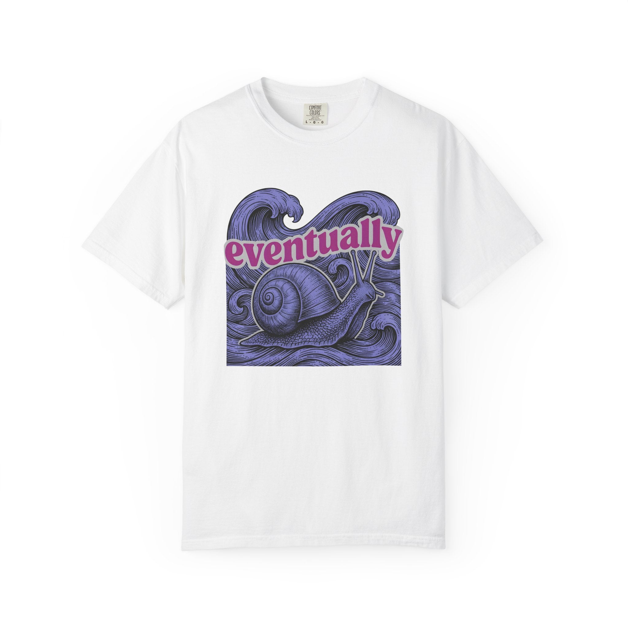 Snail Art Shirt Funny Creatures Gift Women Rustic Tee Slug T-Shirt Humor Fan Primitive Tshirt Animal Graphic Doodle Ocean Surf Tshirt