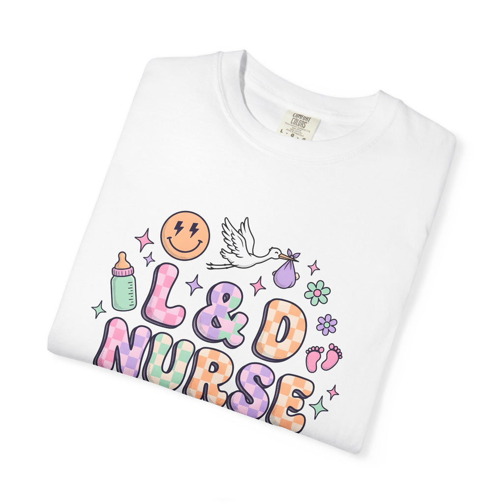 Stork Infant Shirt Nurse Baby Care Gift Women Playful Tee Baby T-Shirt Nursing Enthusiast Cute Tshirt Parenting Graphic Old School Nipple