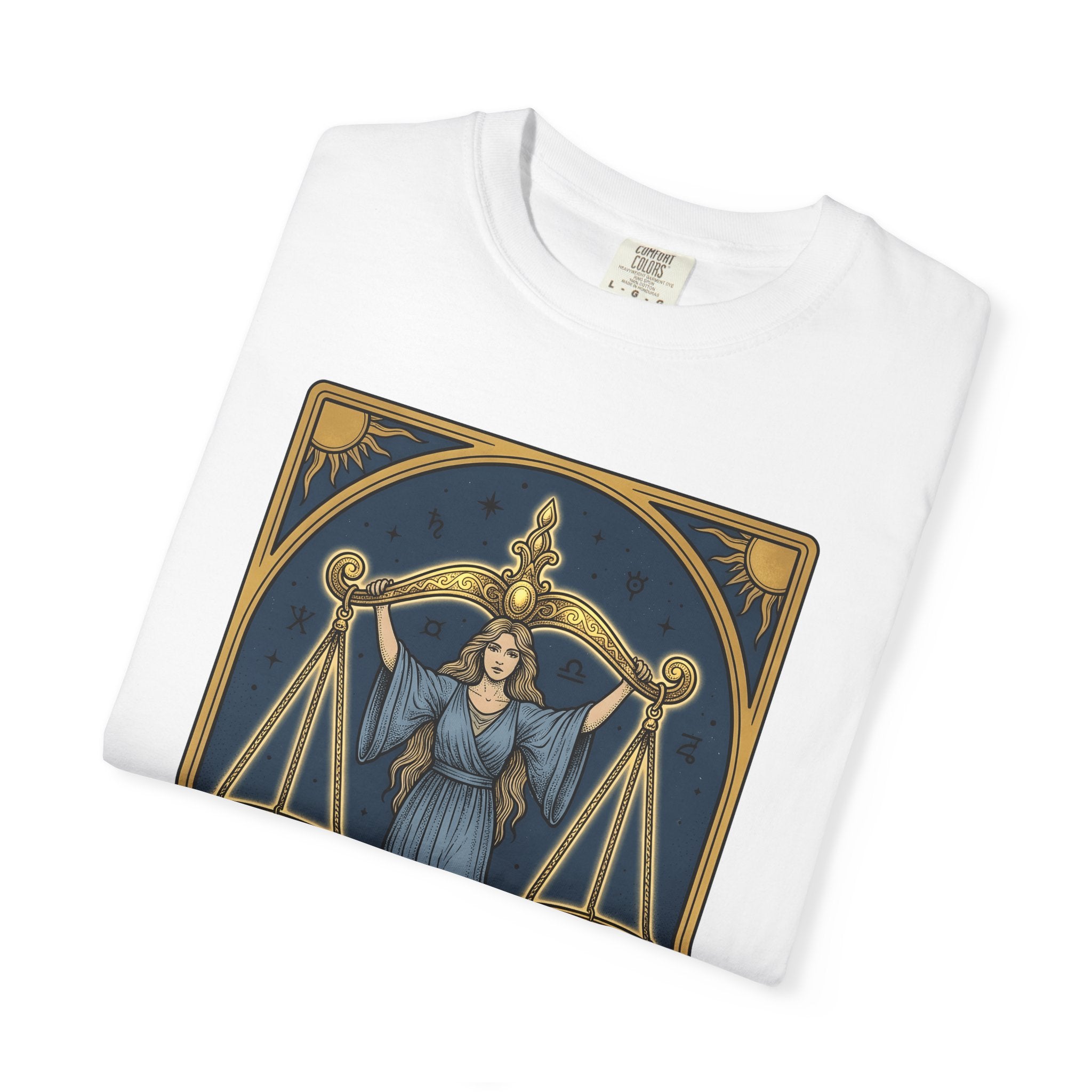 Zodiac Woman Shirt Boho Chic Astrology Gift Women Tarot Card Tee Horoscope T-Shirt Bohemian Fan Oracle Tshirt Astrology Graphic Vintage