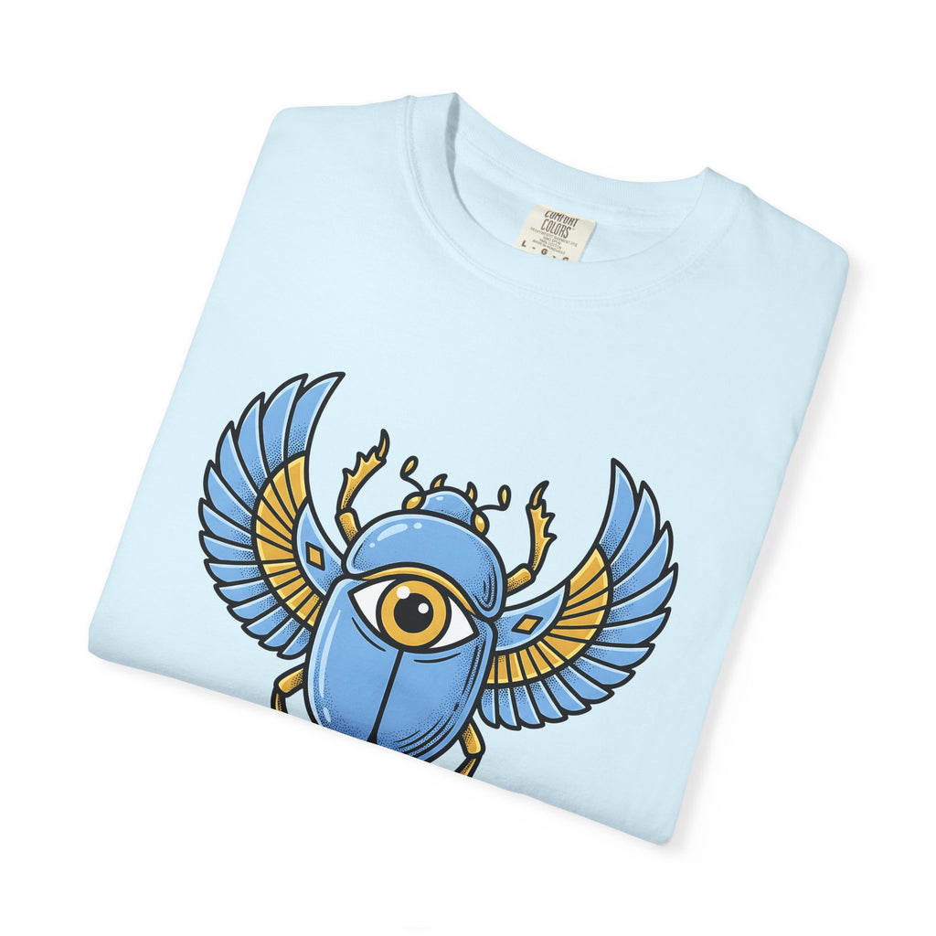 Beetle Shirt Boho Chic Occult Gift Women Line Art Tee Bug T-Shirt Bohemian Fan Minimalist Tshirt Mystic Graphic Hand Drawn Eye Tshirt
