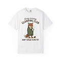 Fox Coffee Shirt Camping Animal Gift Women Hand Drawn Tee Coffee T-Shirt Camper Fan Illustrated Tshirt Wildlife Graphic Vintage Blanket