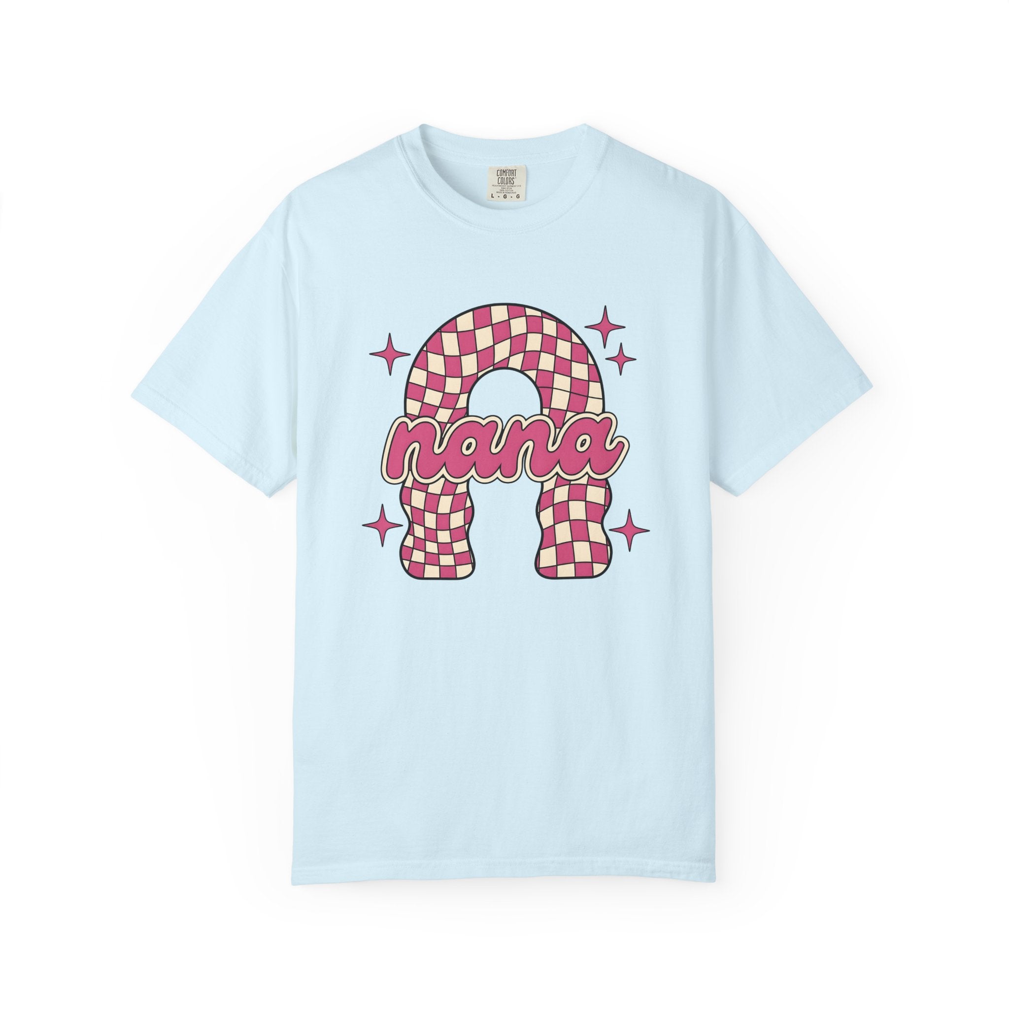 Bright Checkerboard Shirt St. Valentine's Day Granny Gift Women Funky Tee Checkered T-Shirt Valentine Fan Retro Tshirt Grandma Graphic Old