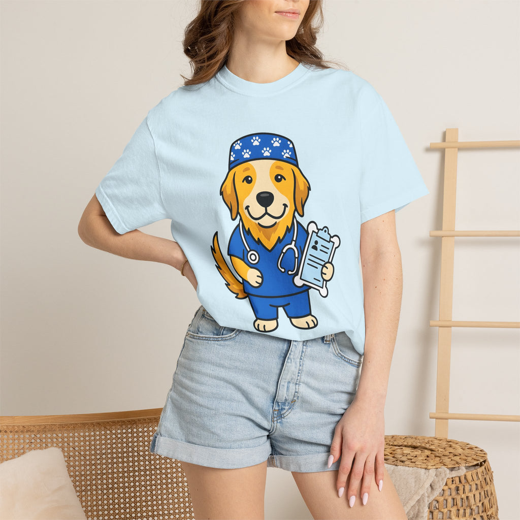 Dog Medical Nurse Shirt Nurses Creatures Gift Women Illustrated Tee Veterinary Nurse T-Shirt Nursing Enthusiast Cartoon Tshirt Animal