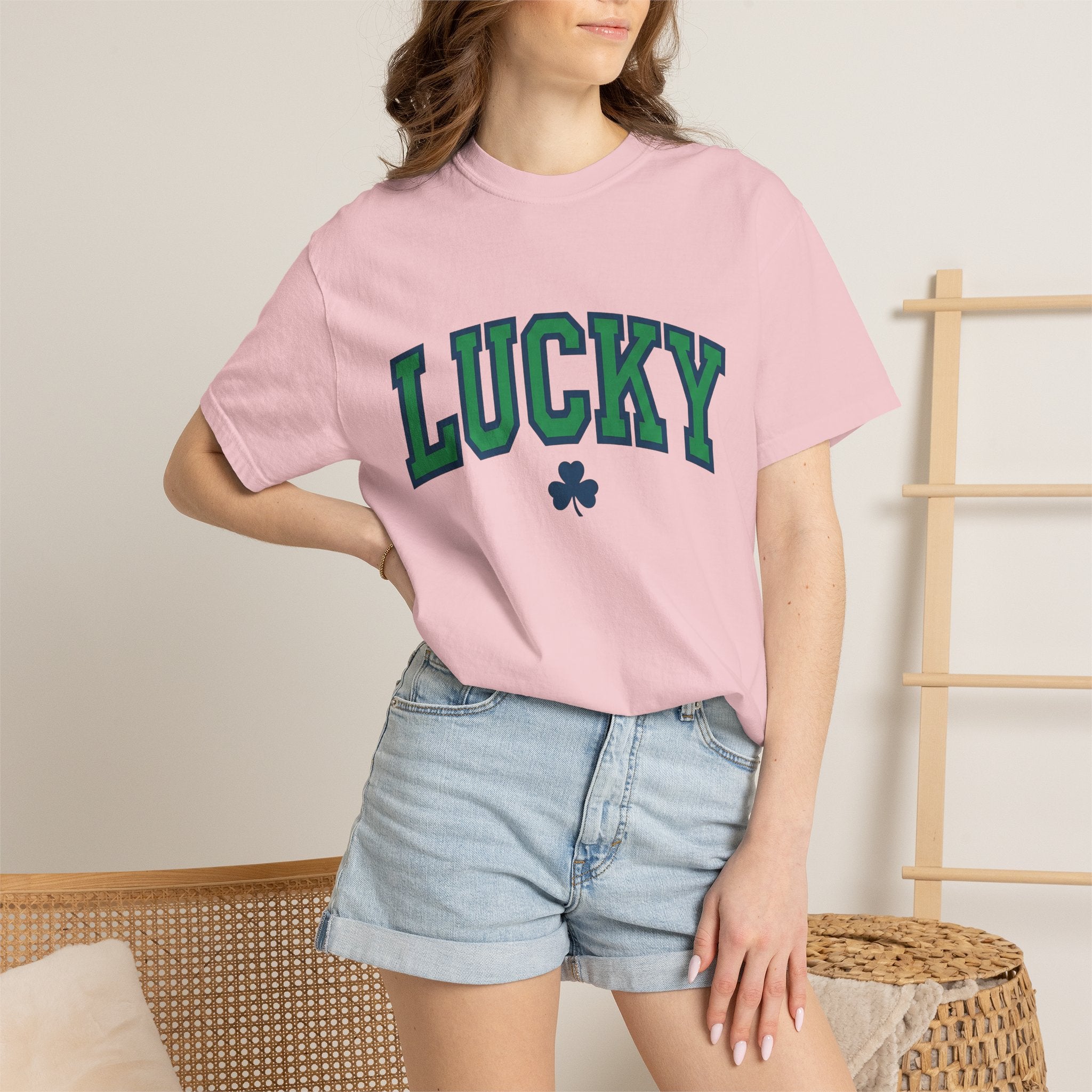 Shamrock Image Shirt St Patrick's Day Event Gift Women Graphic Tee Shamrock T-Shirt Patrick's Day Fan Celtic Tshirt Party Graphic Old School