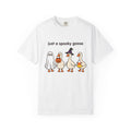 Geese Pack Shirt Halloween Creatures Gift Women Cartoonish Tee Flock T-Shirt Horror Fan Spooky Tshirt Beast Graphic Basic Trick-Or-Treat
