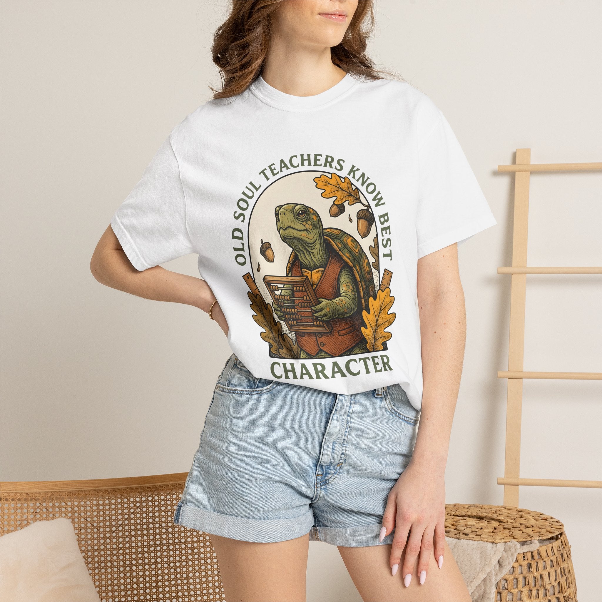 Turtle Mentor Shirt Teachers Creatures Gift Women Old School Tee Tormentor T-Shirt Educator Enthusiast Retro Tshirt Animal Graphic Cartoon