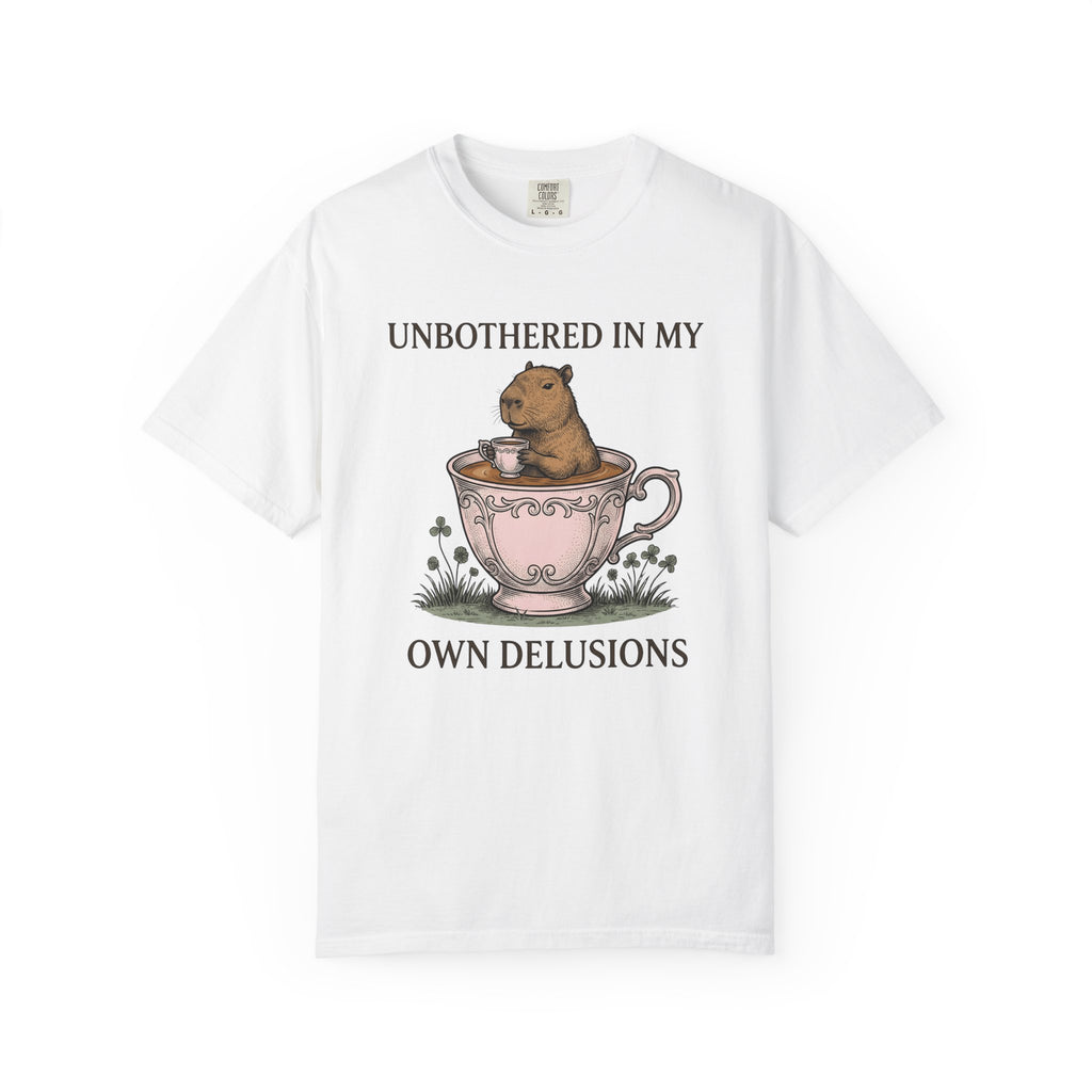 Capybara Cup Shirt Funny Pet Gift Women Retro Tee Mug T-Shirt Humor Fan Vintage Tshirt Animal Graphic Sketch Shamrock Tshirt