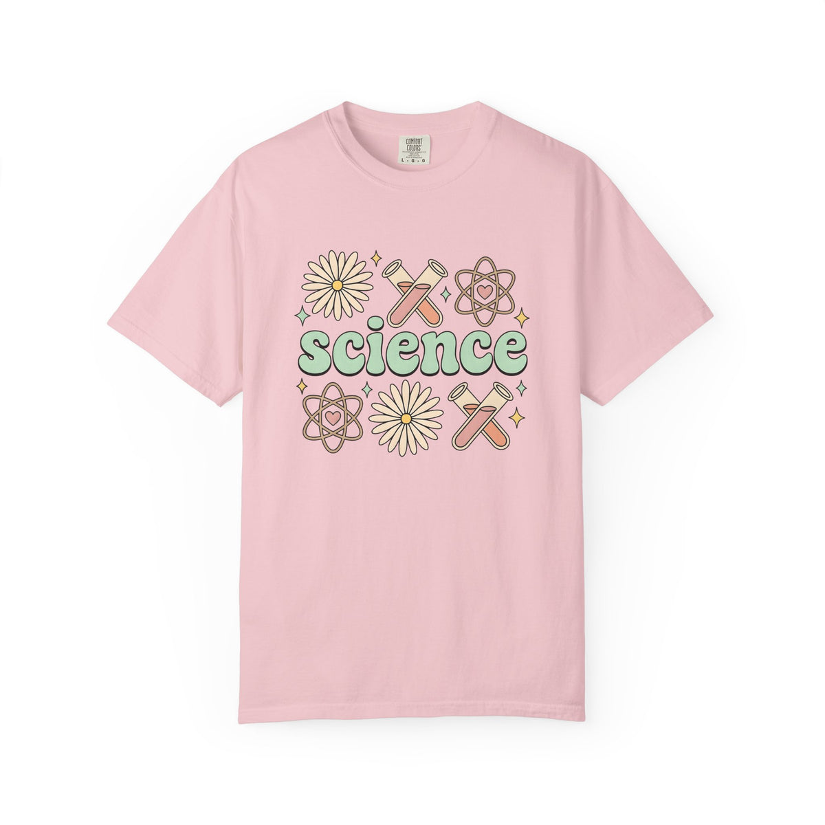 Science Drawing Shirt Teachers School Gift Women Cartoon Tee Scientific Illustration T-Shirt Educator Enthusiast Comic Tshirt Classroom