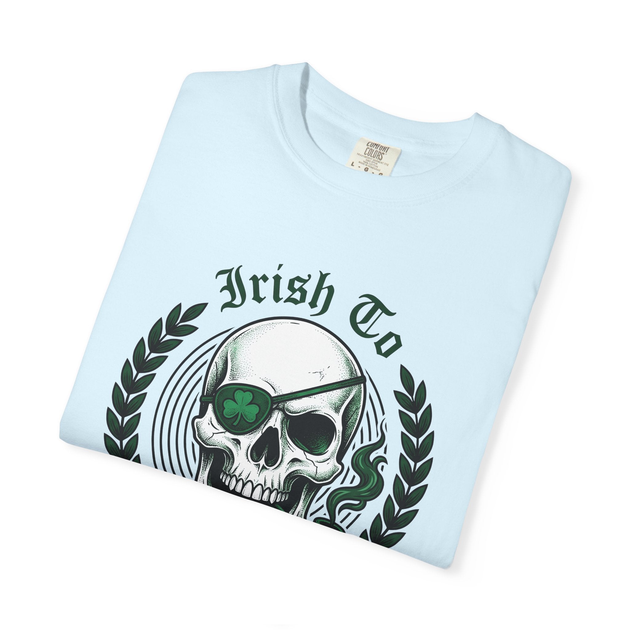 Skull Tobacco Shirt St Patrick's Day Skull Face Gift Women Traditional Tee Chewing Tobacco T-Shirt Shamrock Fan Vintage Tshirt Skull Graphic