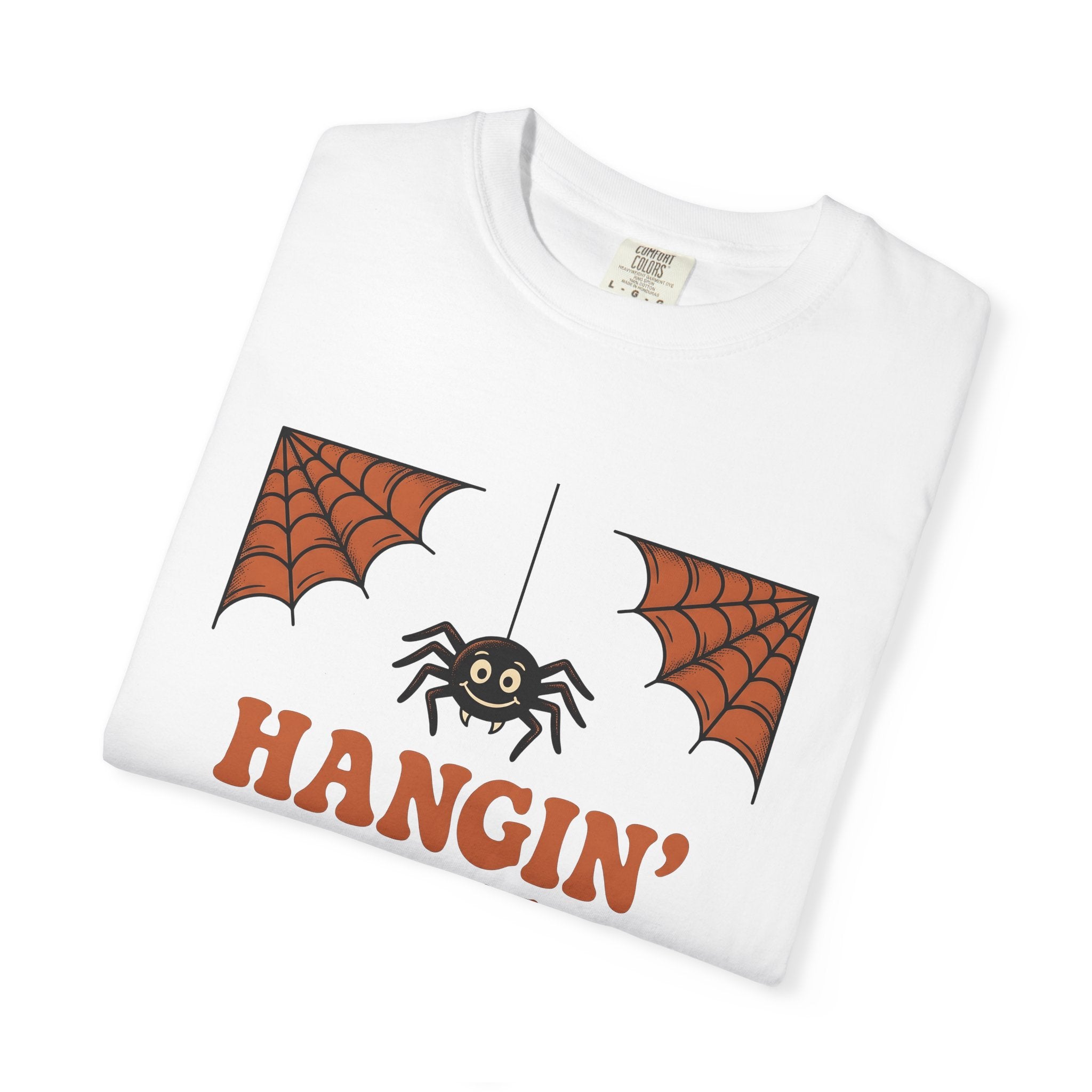 Spider Clipart Shirt Halloween Scary Gift Women Charming Tee Arachnid T-Shirt Horror Fan Creepy Graphic Tshirt Vintage Cobweb Tshirt