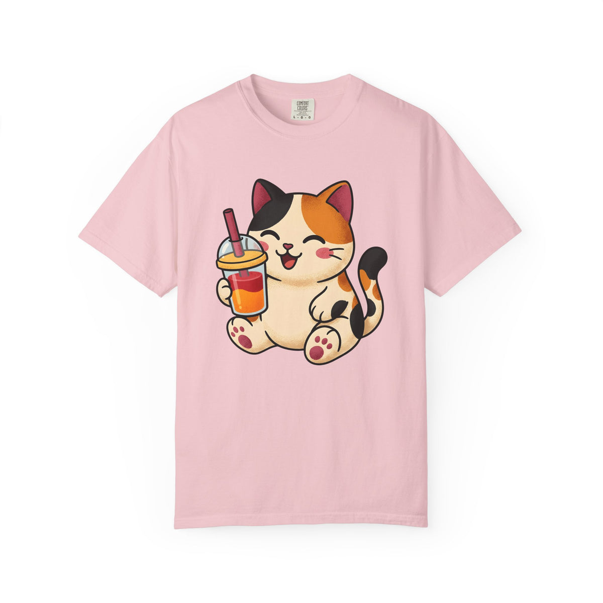 Tortoiseshell Cat Shirt Coffee Pets Unisex Gift Cute Tee Cat T-Shirt Coffee Fan