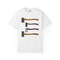 Axe Illustration Shirt Camping Hiking Gift Women Sketch Tee Hatchet T-Shirt Camper Fan Hatchet Tshirt Trekker Graphic Retro Timber Tshirt