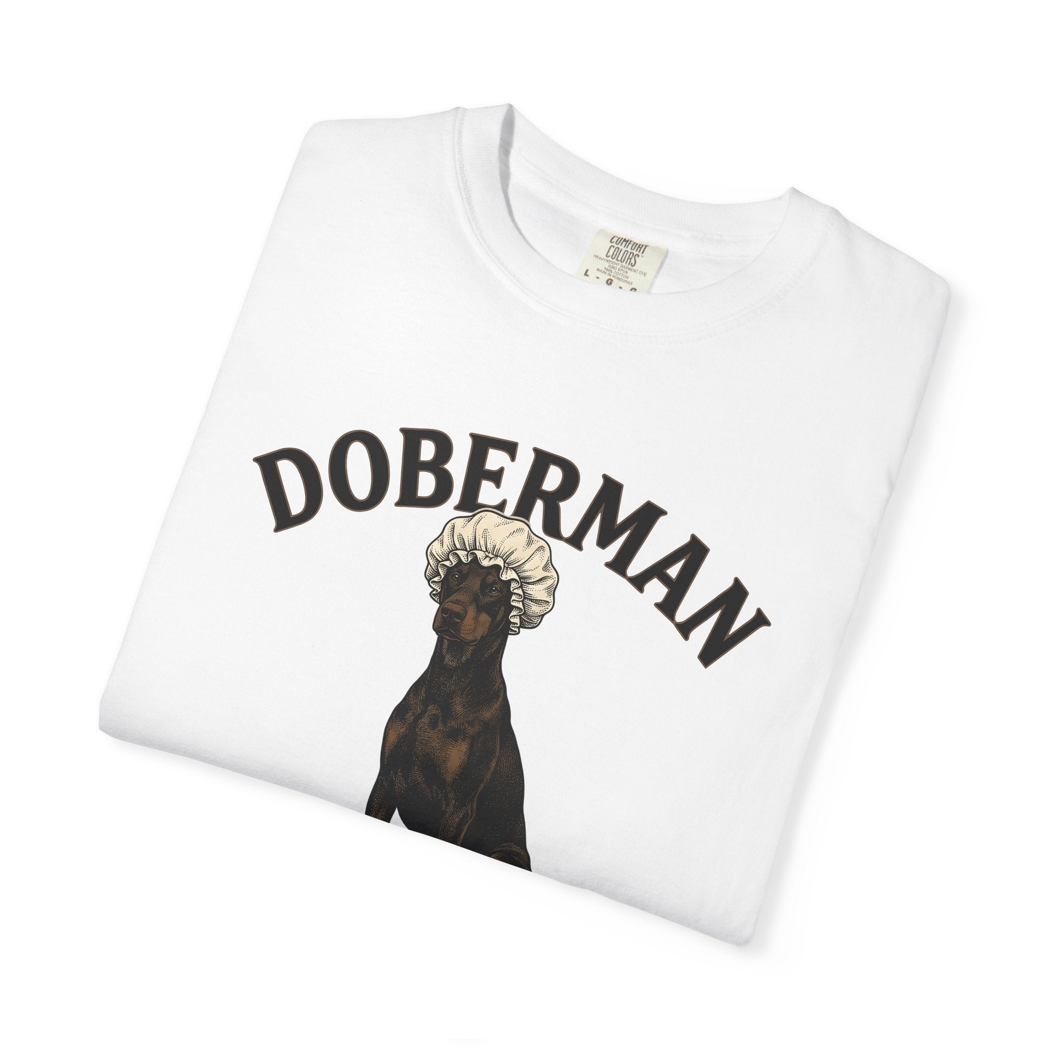 Doberman Hound Shirt Coffee Puppy Gift Women Cartoon Tee Dobermann T-Shirt Coffee Fan Comic Tshirt Puppy Graphic Minimalist Espresso Cup