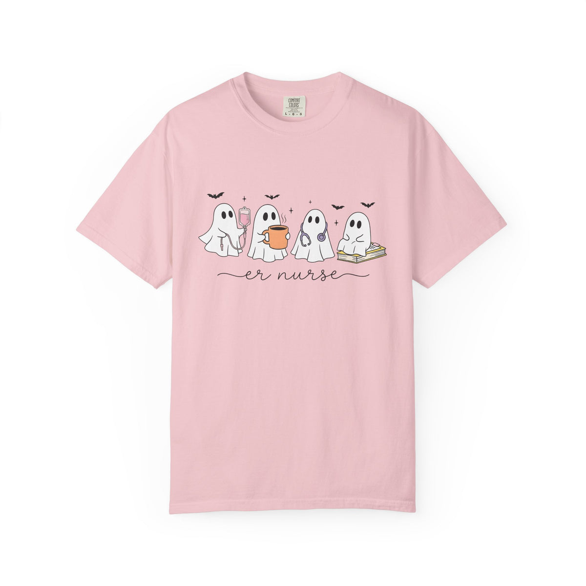 Ghost Nurse Shirt Nurse Halloween Unisex Gift Cute Tee Specter T-Shirt Nursing