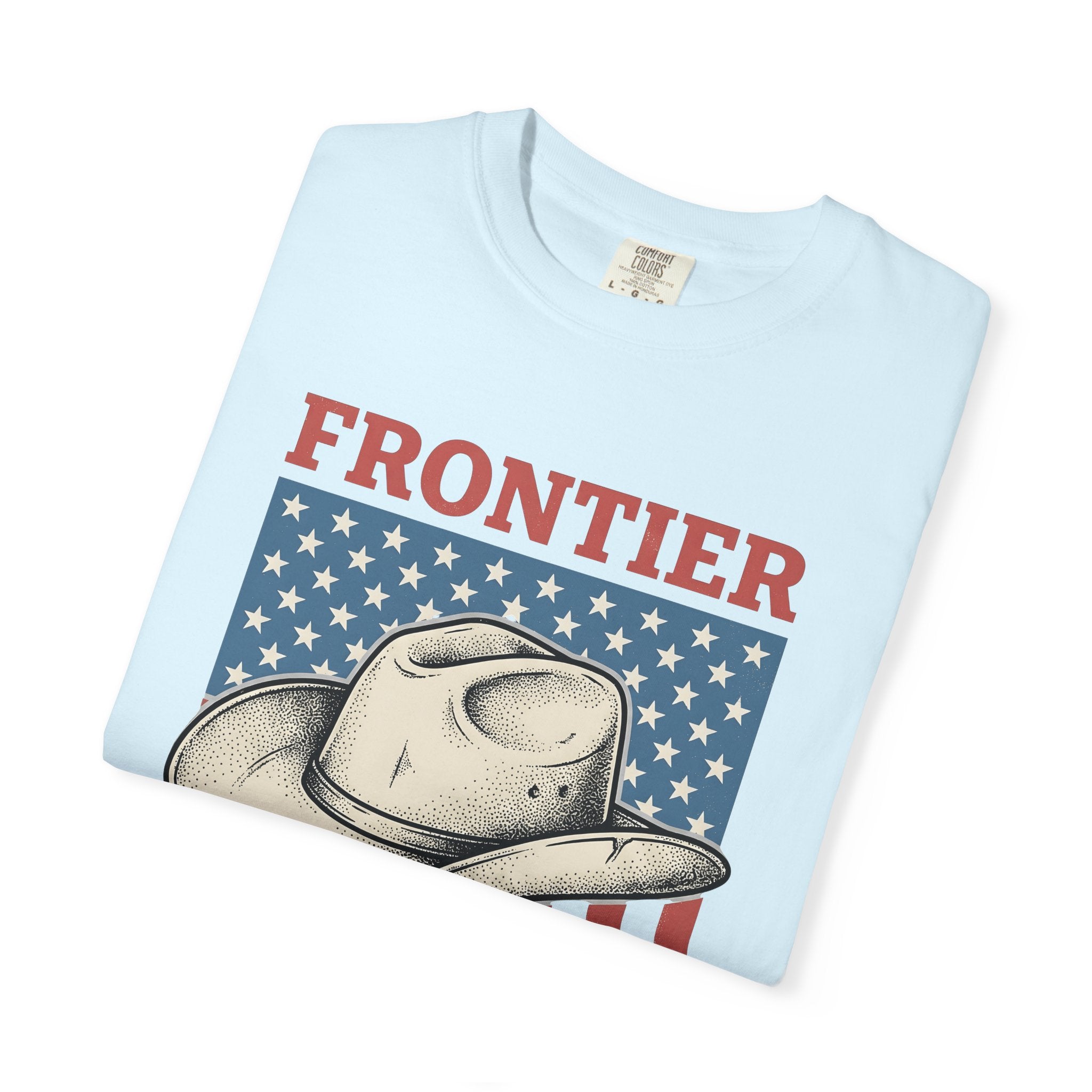 Cowboy Hat Shirt America Western Gift Women Vintage Tee Stetson T-Shirt Patriot Fan Old West Tshirt Rodeo Graphic Retro American Flag Tshirt
