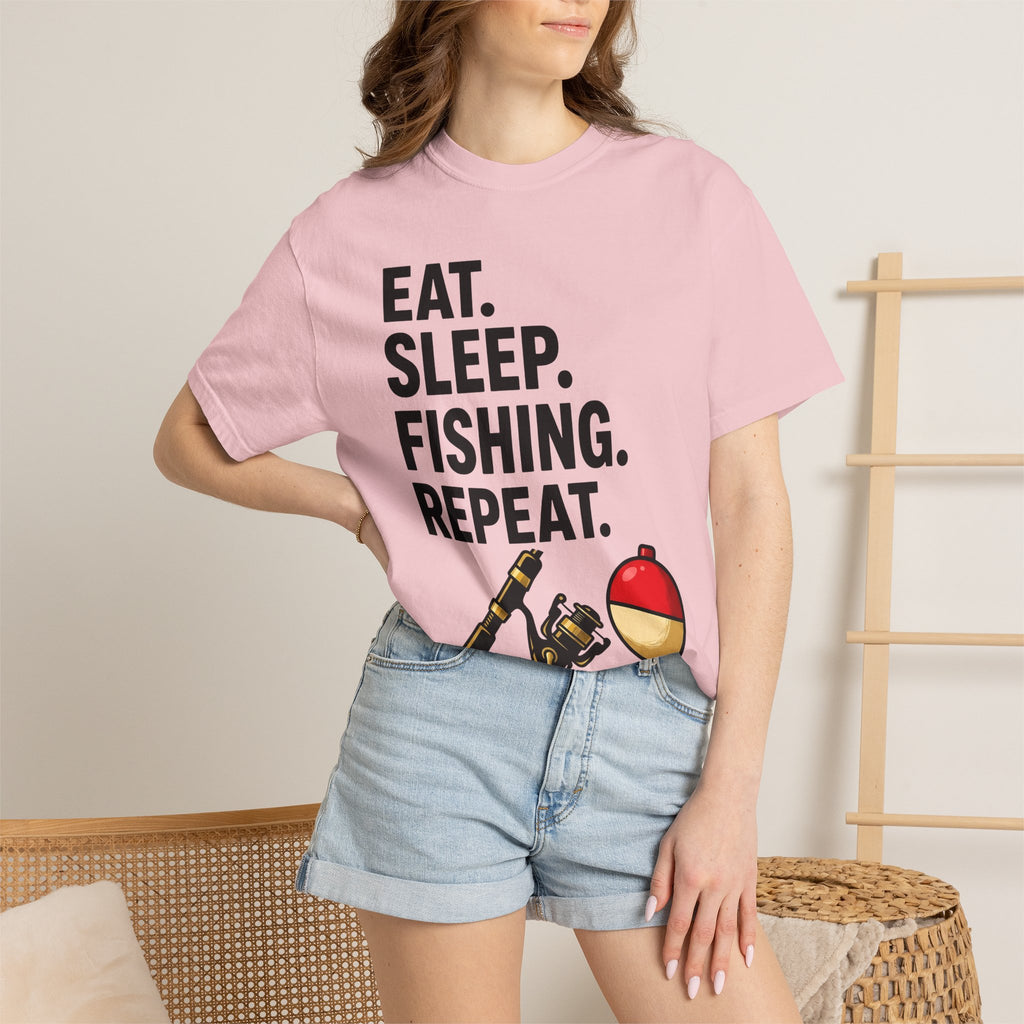 Fishing Rod Shirt Fishing Hobby Gift Women Bold Tee Fishing Pole T-Shirt Angler Fan Graphic Design Tshirt Cartoon Bobber Tshirt