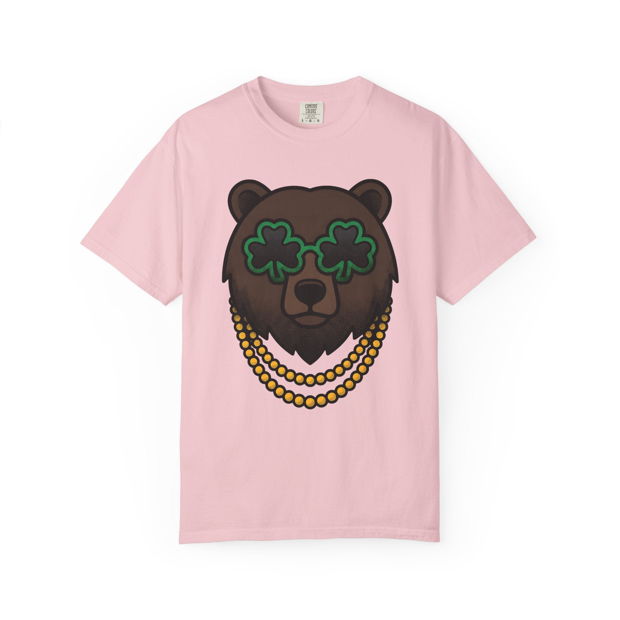 Bear Mug Shirt St Patrick's Day Creature Gift Women Animated Tee Mug T-Shirt Shamrock Fan Cartoon Tshirt Monster Graphic Hand Drawn Green