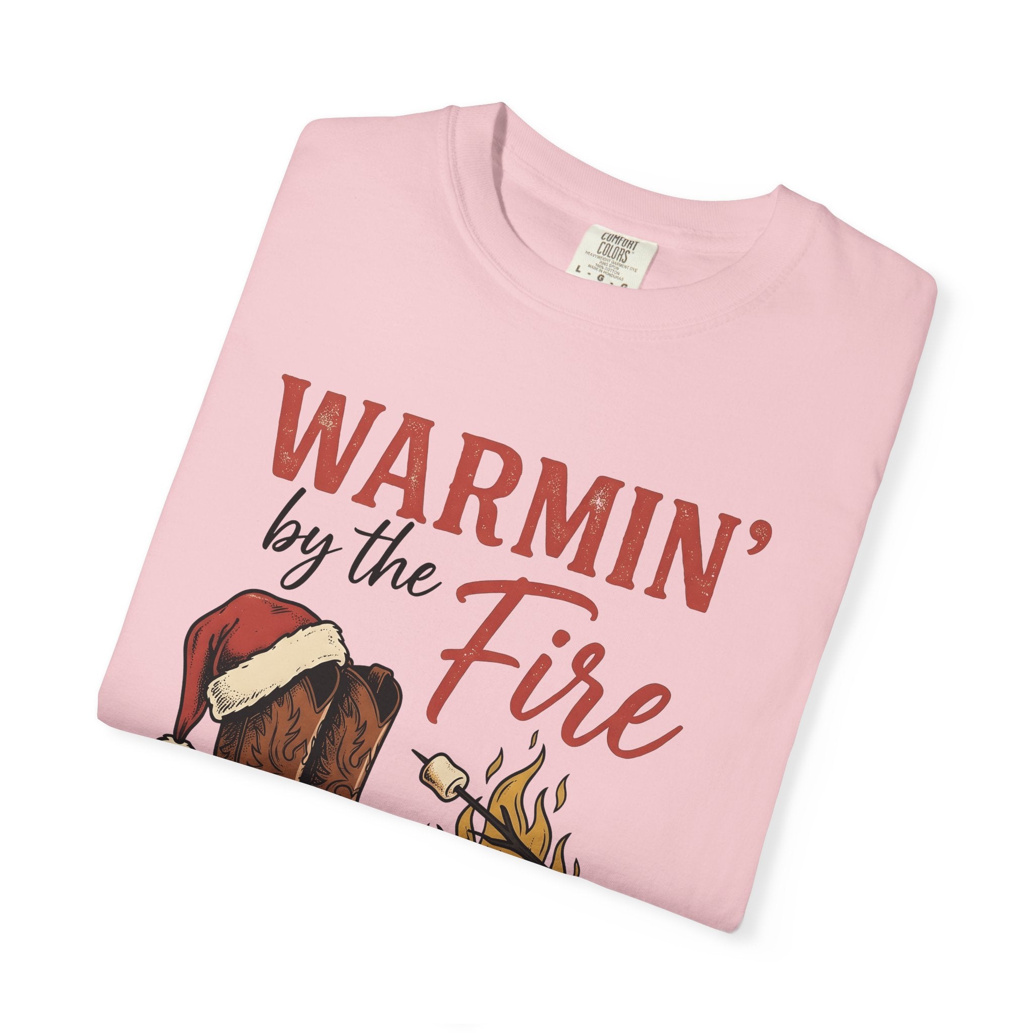 Cowgirl Boots Shirt Christmas Ranch Gift Women Antique Tee Boots T-Shirt Christmas Fan Vintage Tshirt Farm Graphic Line Art Bonfire Tshirt