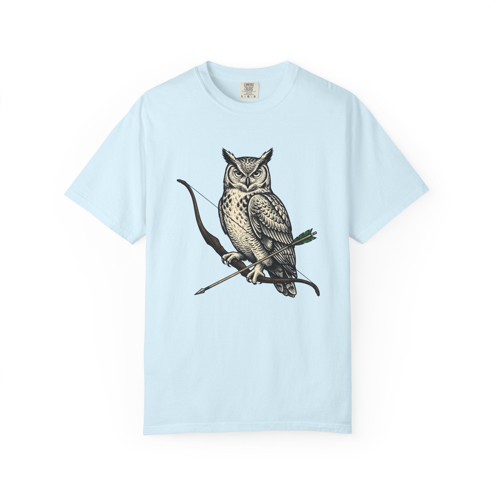 Bird Bow Shirt Archery Wildlife Gift Women Retro Tee Bow Arrow T-Shirt Archer Enthusiast Vintage Tshirt Animal Graphic Sketch Shaft Tshirt