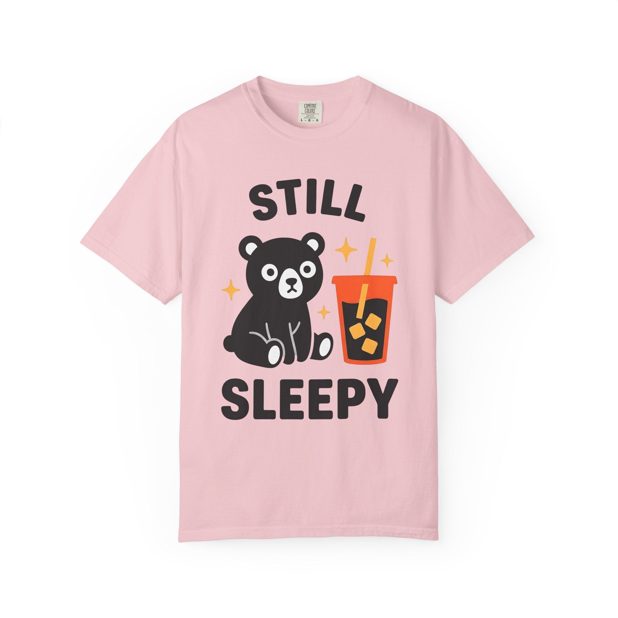 Bear Bubble Tea Shirt Coffee Wildlife Gift Women Cute Tee Boba T-Shirt Coffee Fan Animal Graphic Tshirt Simple Glitter Tshirt