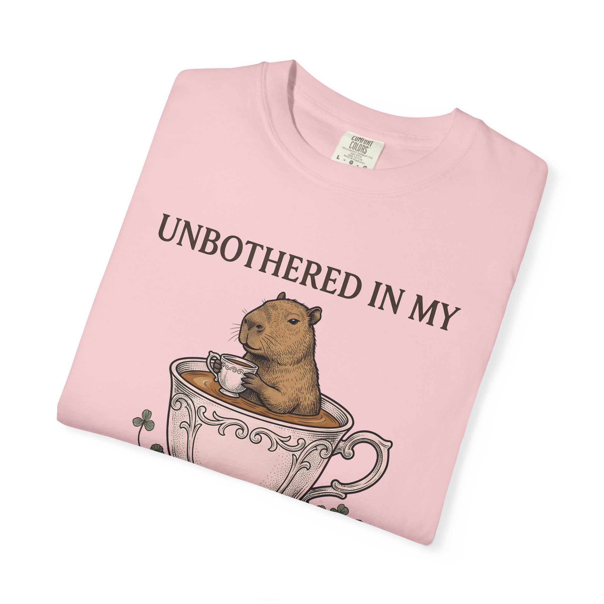 Capybara Cup Shirt Funny Pet Gift Women Retro Tee Mug T-Shirt Humor Fan Vintage Tshirt Animal Graphic Sketch Shamrock Tshirt