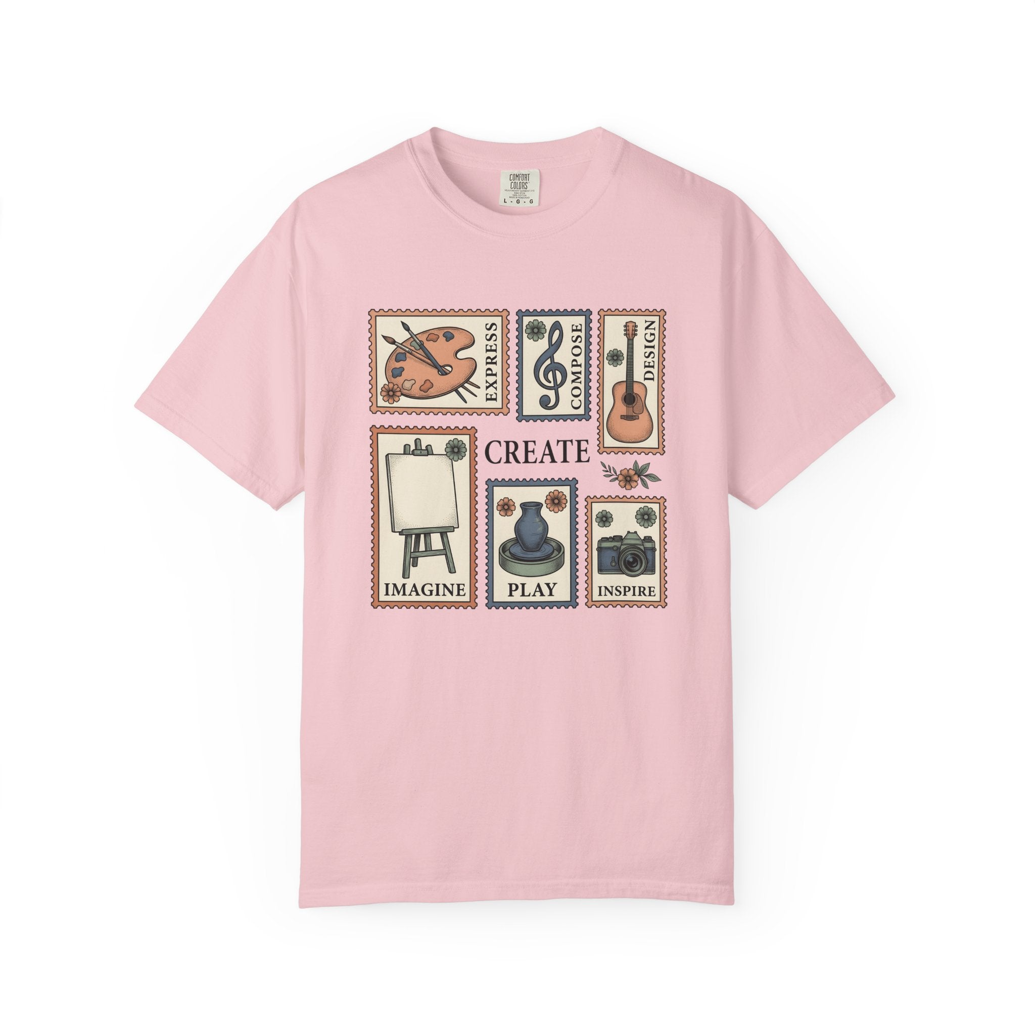Artist Supplies Bundle Shirt Teacher Crafts Gift Women Retro Tee Art Kit T-Shirt Educator Enthusiast Vintage Tshirt Crafting Graphic Sketch