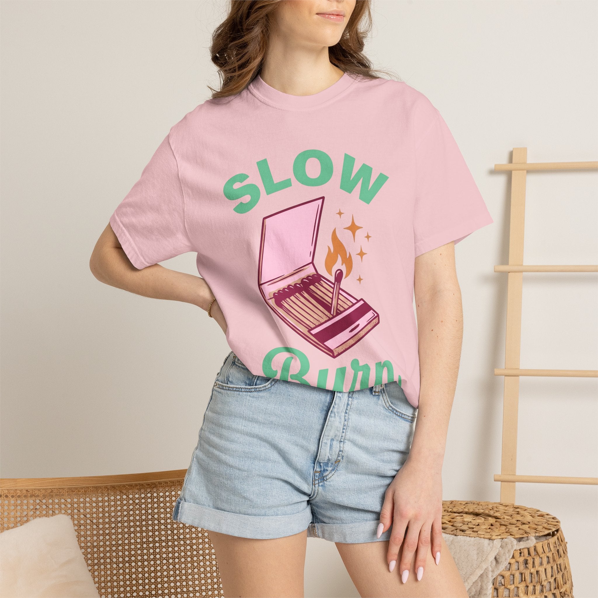 Matchbox Art Shirt Cowgirl Country Gift Women Hand Drawn Tee Matchbox T-Shirt Rodeo Fan Illustrated Tshirt Country Graphic Sketch Fire