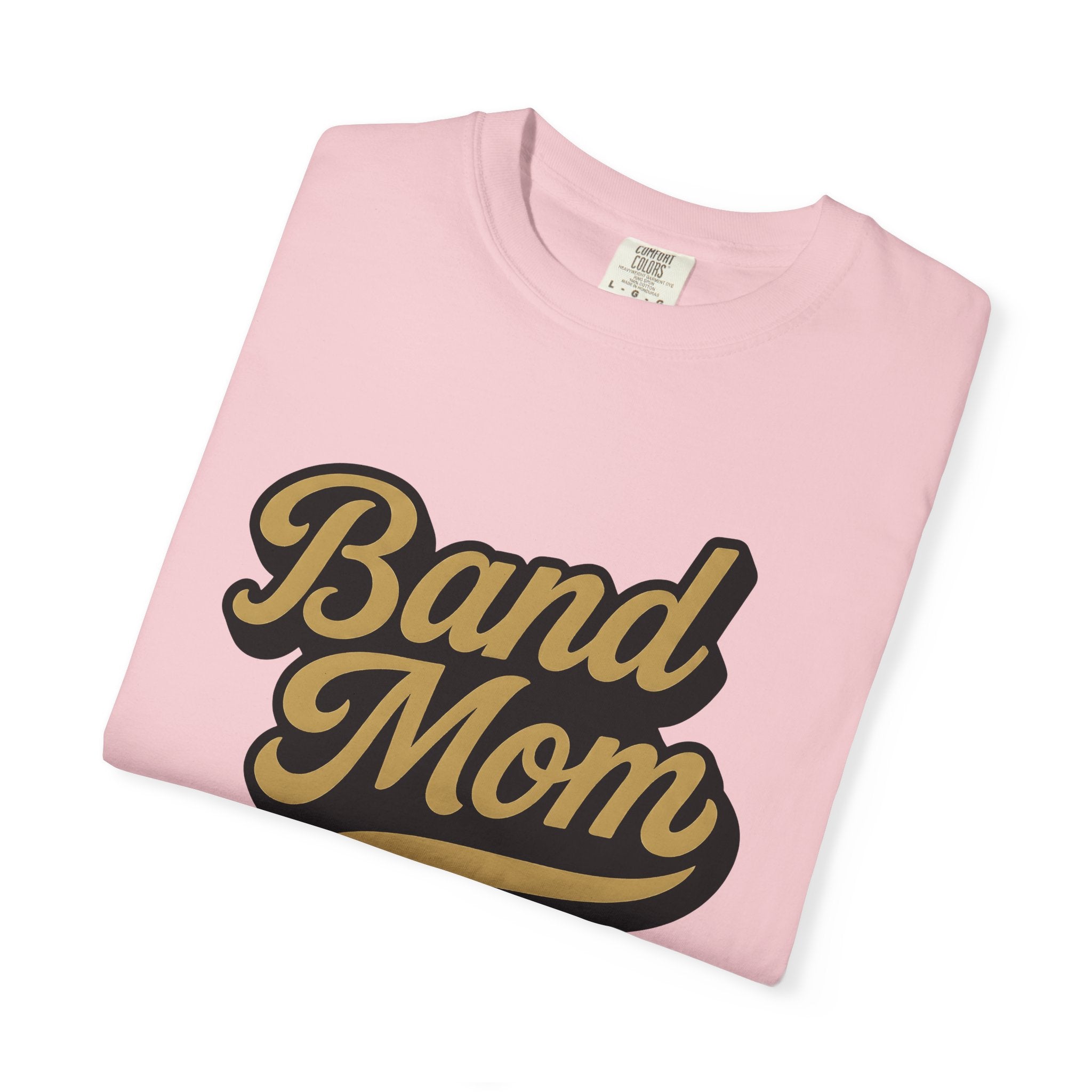 Band Mom Phrase Shirt Moms Sound Gift Women Handwritten Script Tee Concert Mom T-Shirt Mom Fan Typography Tshirt Audio Graphic Classic