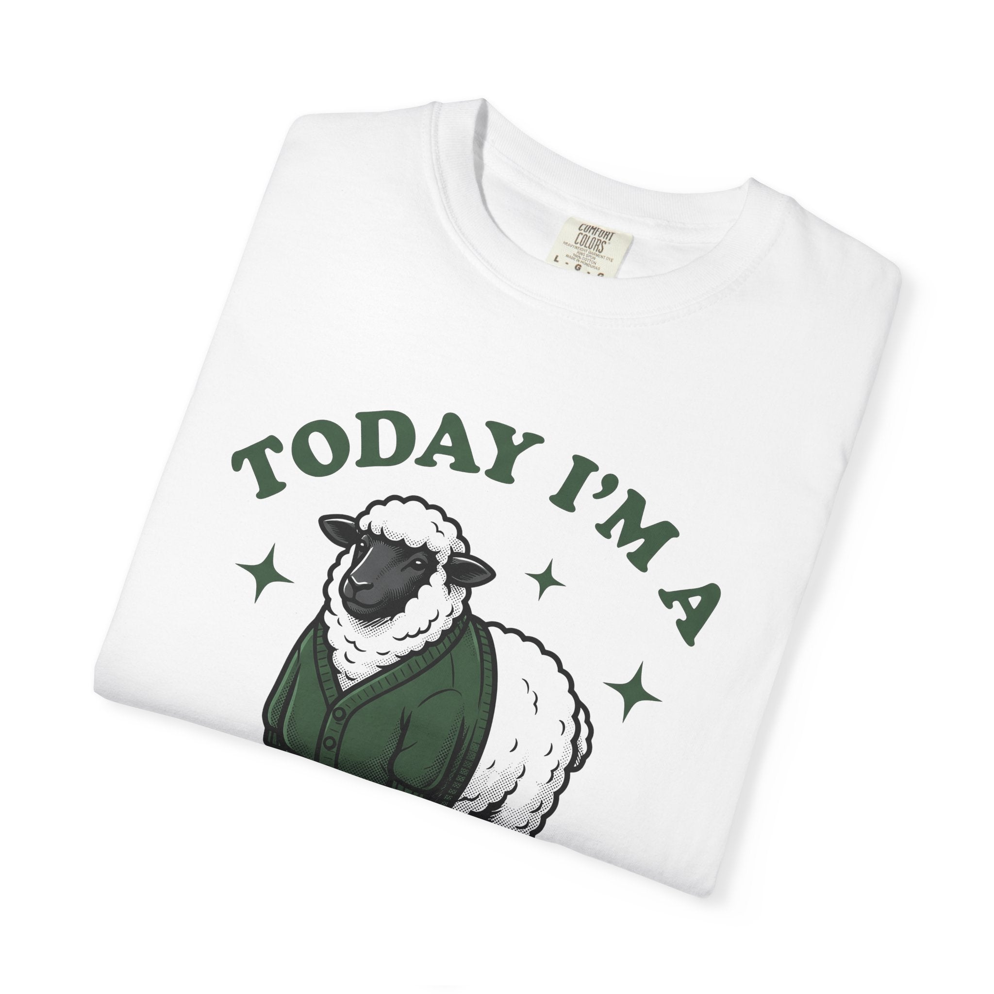 Sheep Sweater Shirt Funny Animal Gift Women Cartoon Tee Lamb T-Shirt Humor Fan Cartoony Tshirt Creature Graphic Vintage Stars Tshirt
