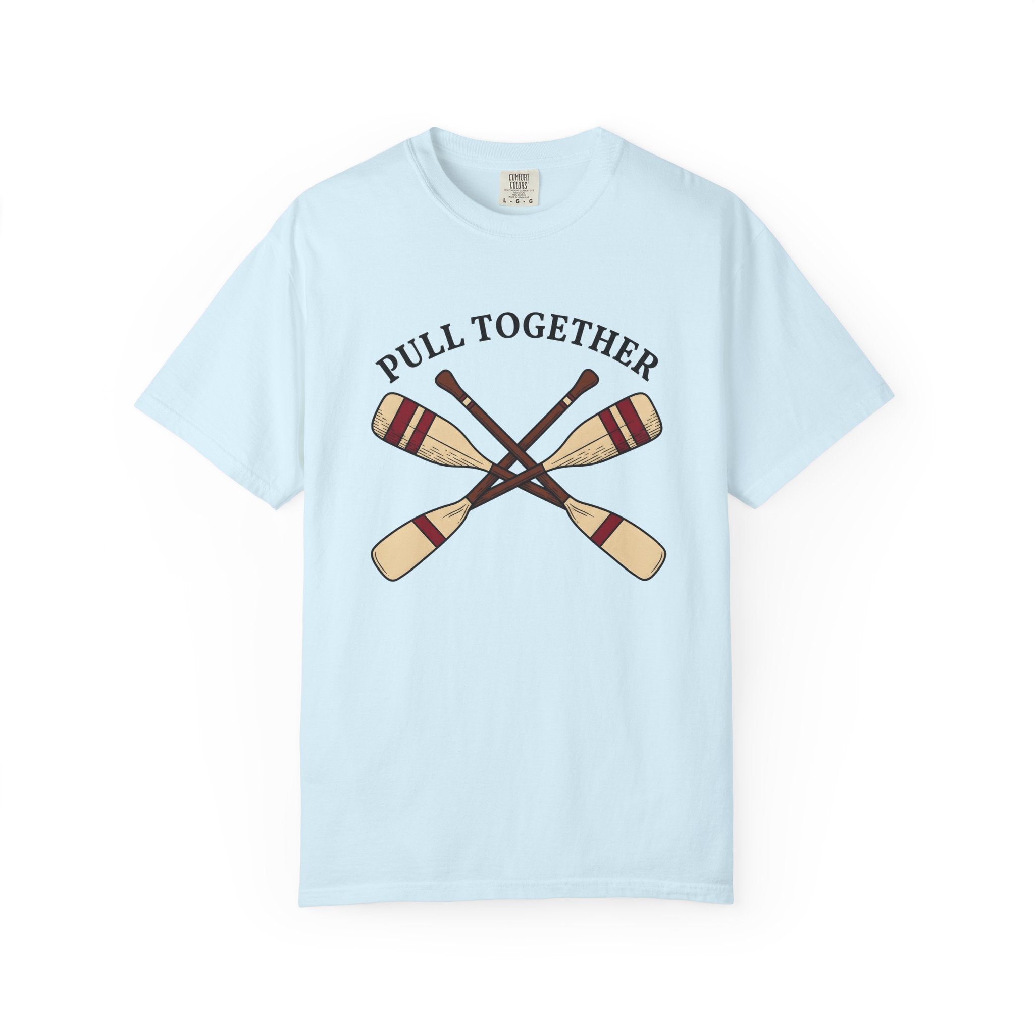 Crossed Oars Shirt Sports Rowing Gift Women Hand Drawn Tee Oars T-Shirt Athlete Fan Sculling Graphic Vintage Stripes Tshirt