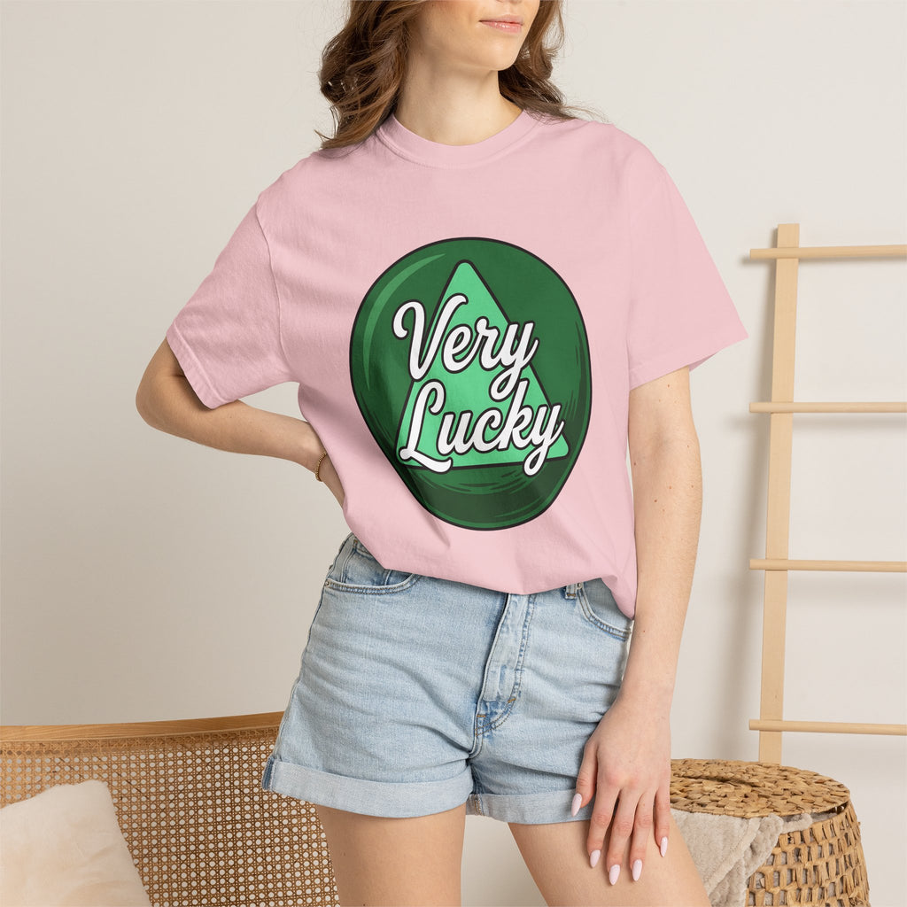 Green Triangle Patch Shirt St Patrick's Day Charm Gift Women Modern Graphic Tee Triangle Patch T-Shirt St Patricks Fan Graphic Design