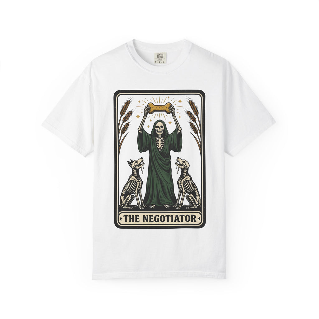 Death Dog Shirt Dog Occult Gift Women Ink Tee Hellhound T-Shirt Dog Fan Tattoo Tshirt Mystic Graphic Retro Skeleton Tshirt